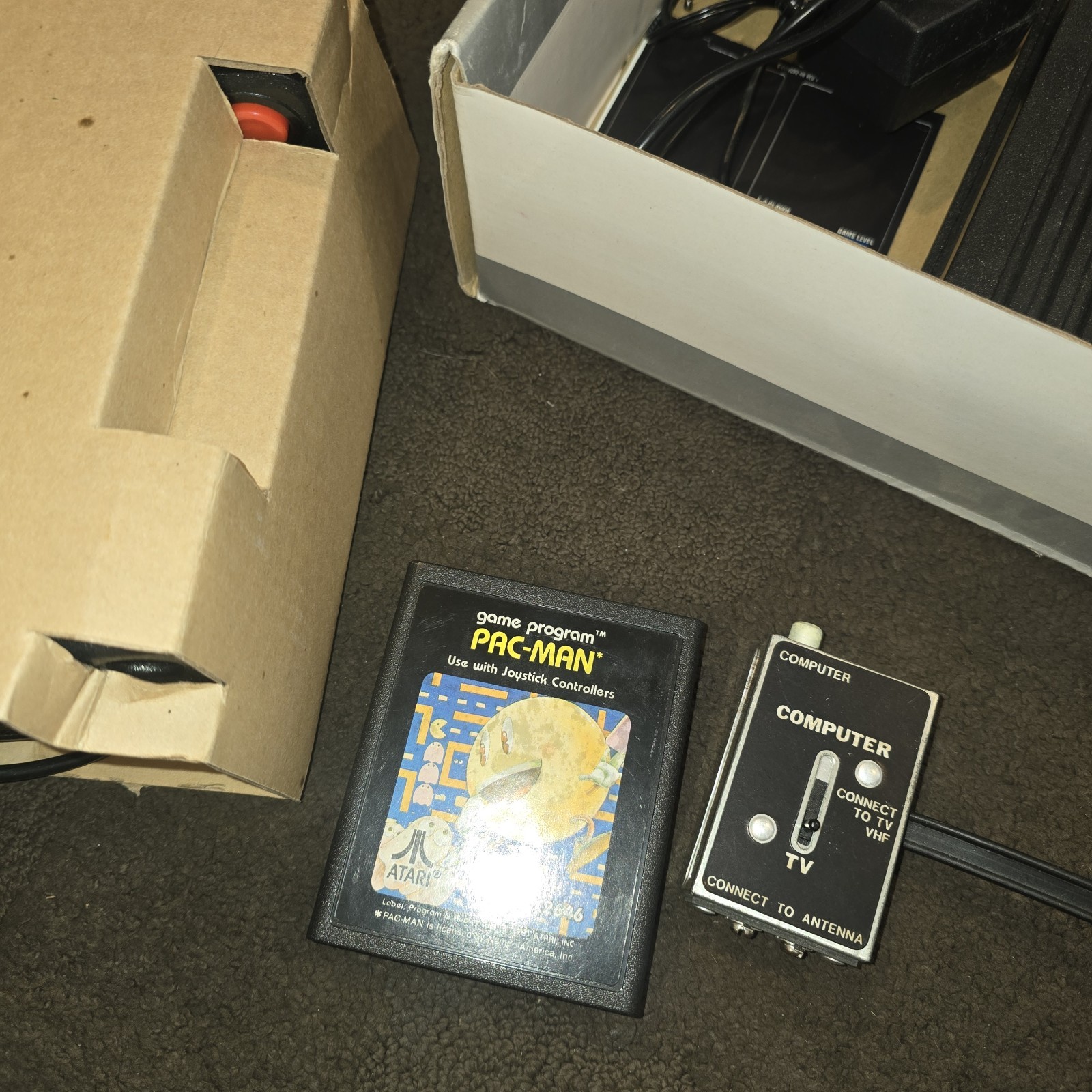 Atari 2600CX 1983 “Darth Vader Edition” Console With Pac-Man Game