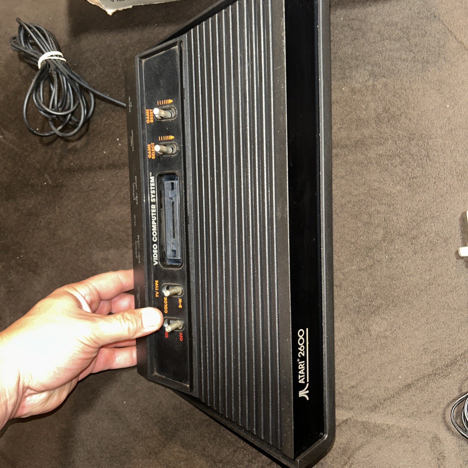 ATARI 2600 Complete Boxed System w/ Original Packaging + 28 Picture Label Games!