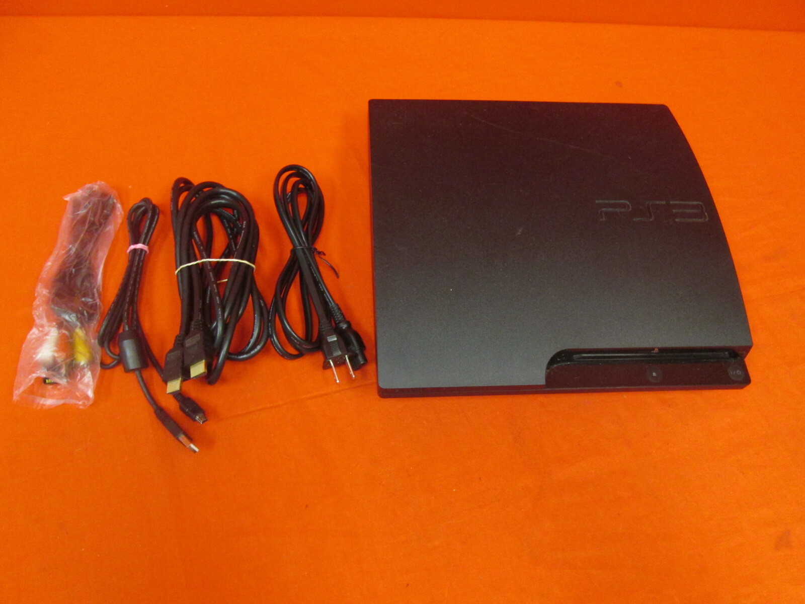 Sony PlayStation 3 Slim 320 GB Charcoal Black Console Very Good 3105