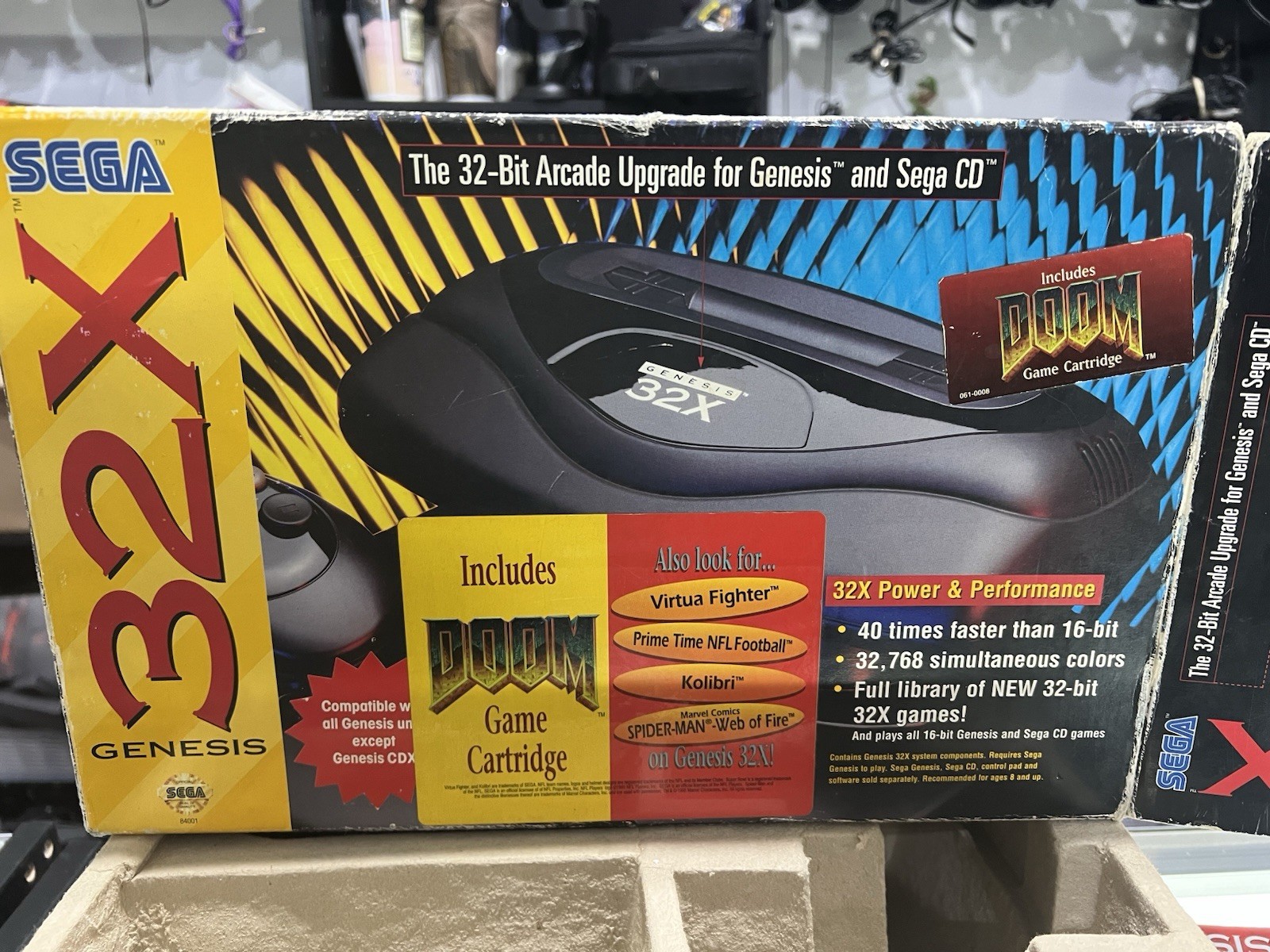 SEGA Genesis 32x Console Attachment (MK-84000) CIB RARE Very Nice – Tested DOOM
