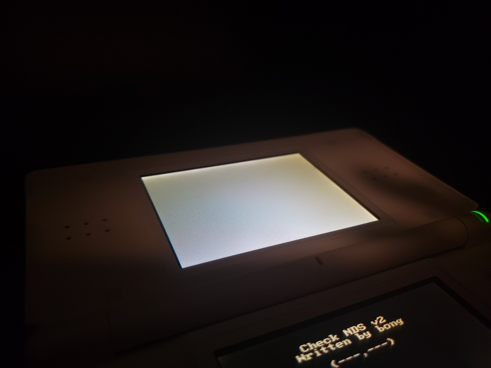 Nintendo DS Lite Polar White OEM Restoration (Good Condition) w/ Charger