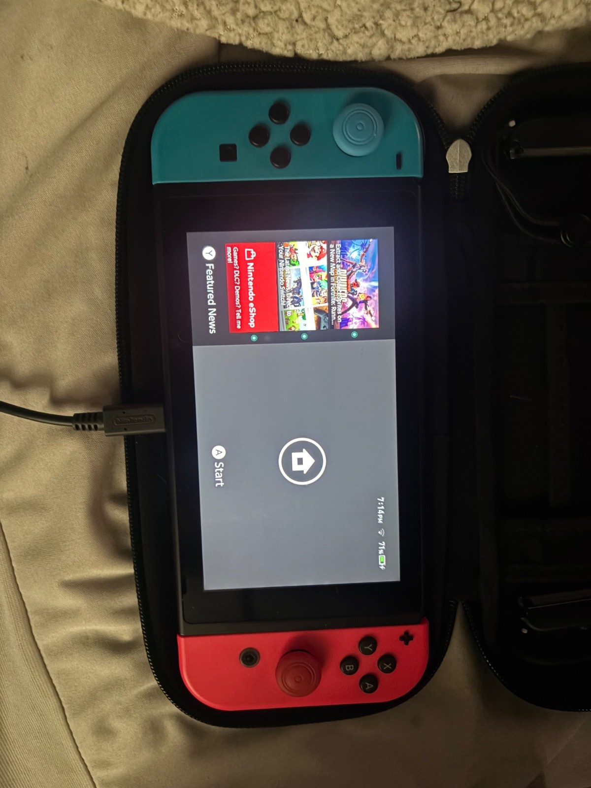 Nintendo Switch 32GB Handheld Console – Neon Red/Neon Blue