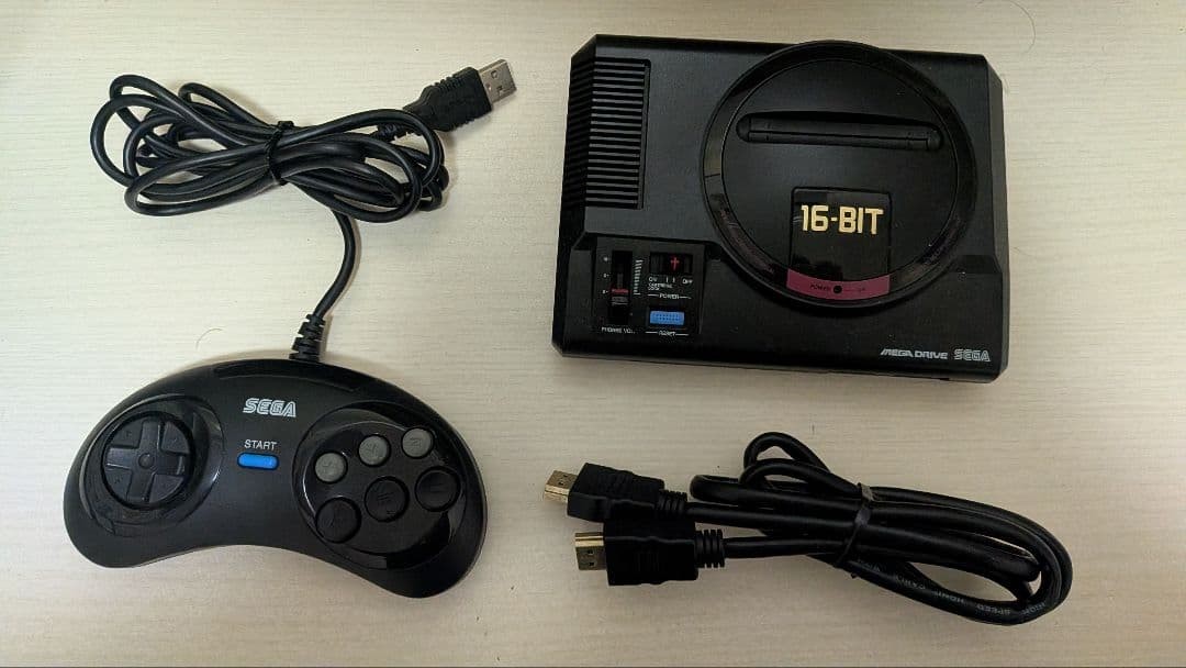 SEGA Mega Drive Mini Console First Generation 16 BIT 1 Controller Tested Used