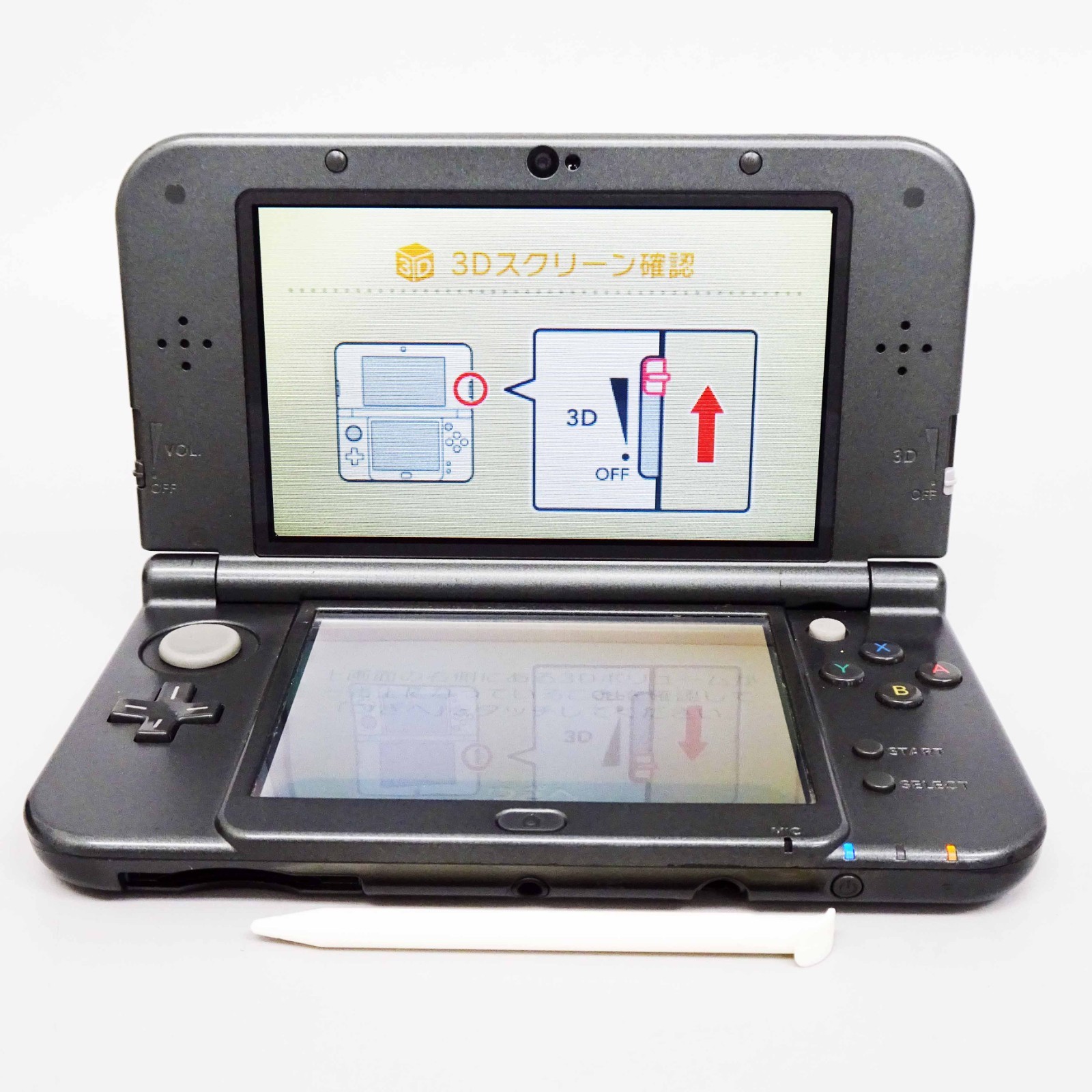 New Nintendo 3DS LL XL Metalic Black Console Handheld System Japan Tested