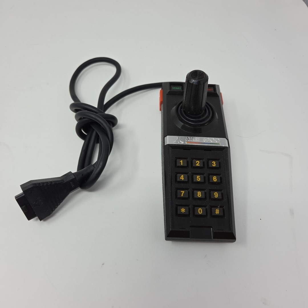 Atari 5200 Console 4 Port Model 3 Controllers Power Supply 3 Games Lot As-Is