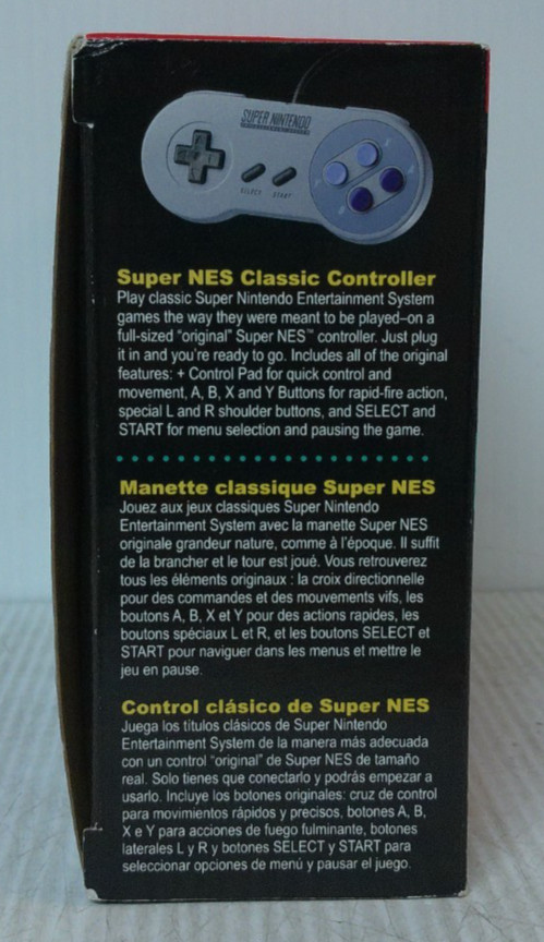 (MA1) Nintendo Super NES Classic Edition Video Game Console – Gray