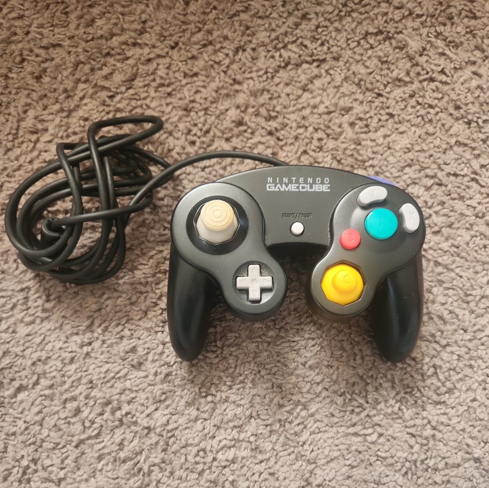 Nintendo GameCube Jet BLACK Console USA OEM W/ original Box DOL-001 USA – TESTED