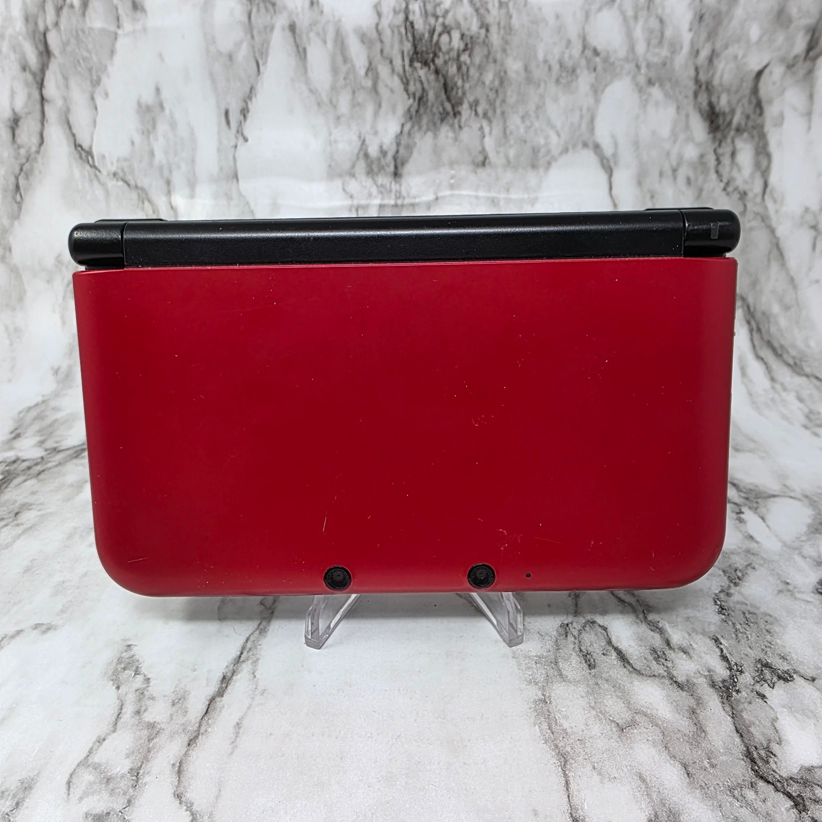 Nintendo 3DS XL Handheld Console Red/Black SPR-001 Stylus Charger 32GB SD Card