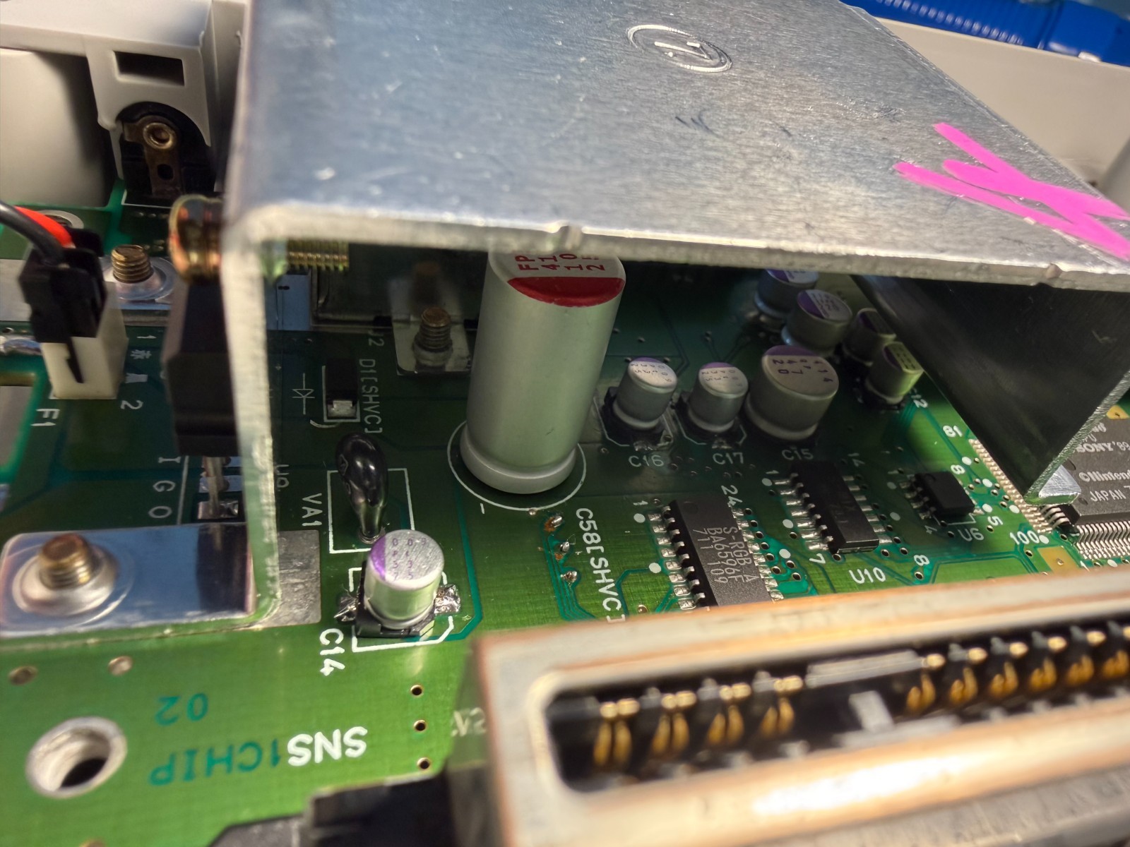 Super Famicom 1-CHIP Console SHVC-001 – Solid Polymer Recapped – Tested