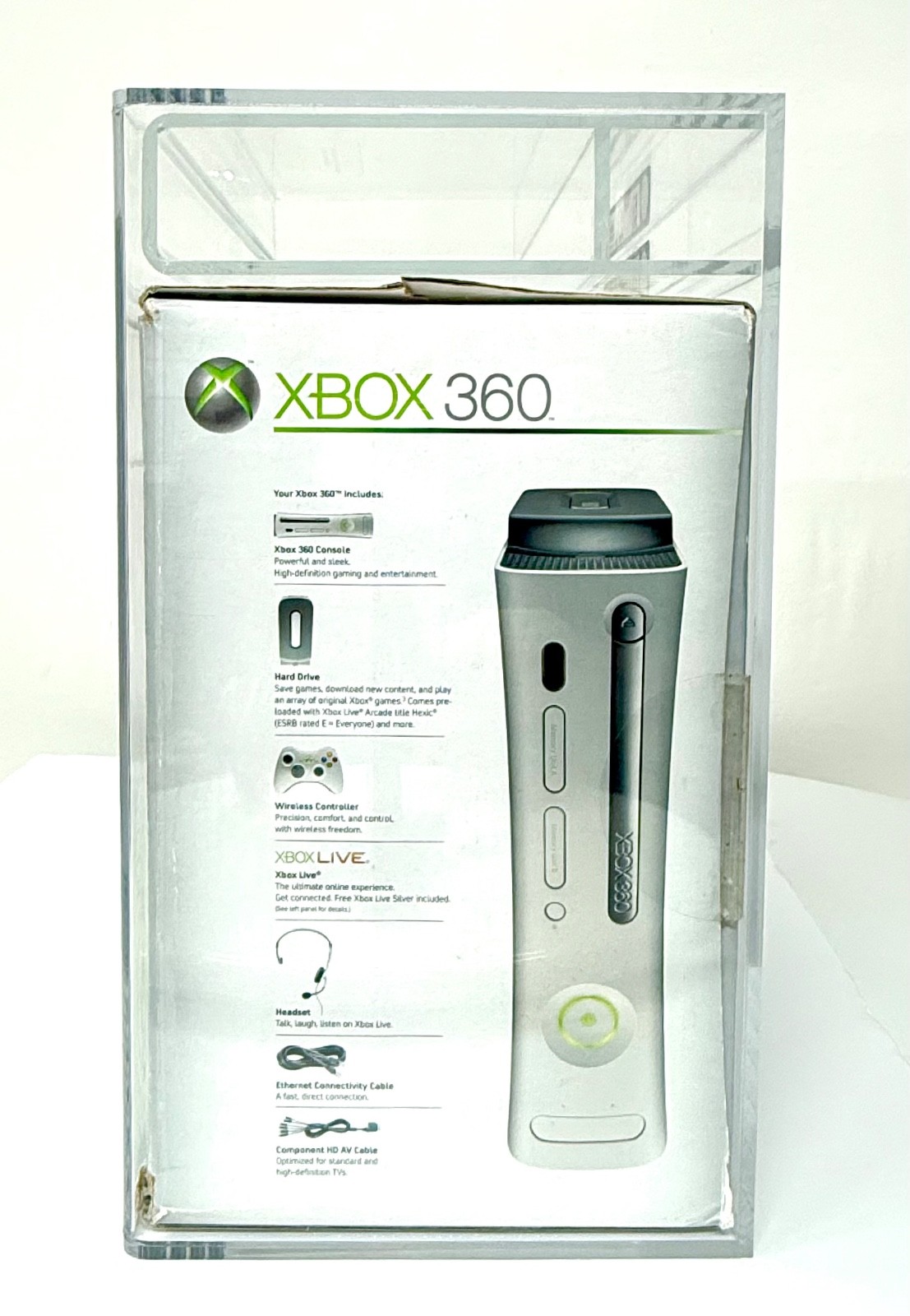 Xbox 360 Microsoft – First Release Edition Console Sealed – VGA 75 EX – NM