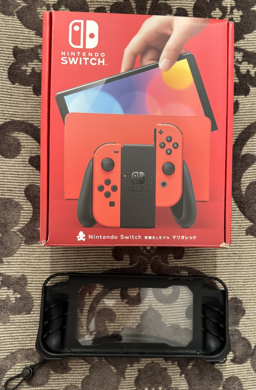 Nintendo Switch (OLED Model) Mario Red Edition Console