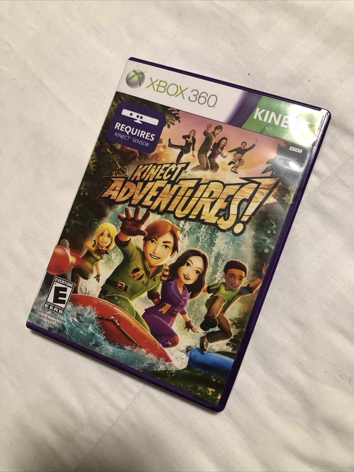 Kinect Adventures (Microsoft Xbox 360, 2010) Tested, Works FAST SHIP