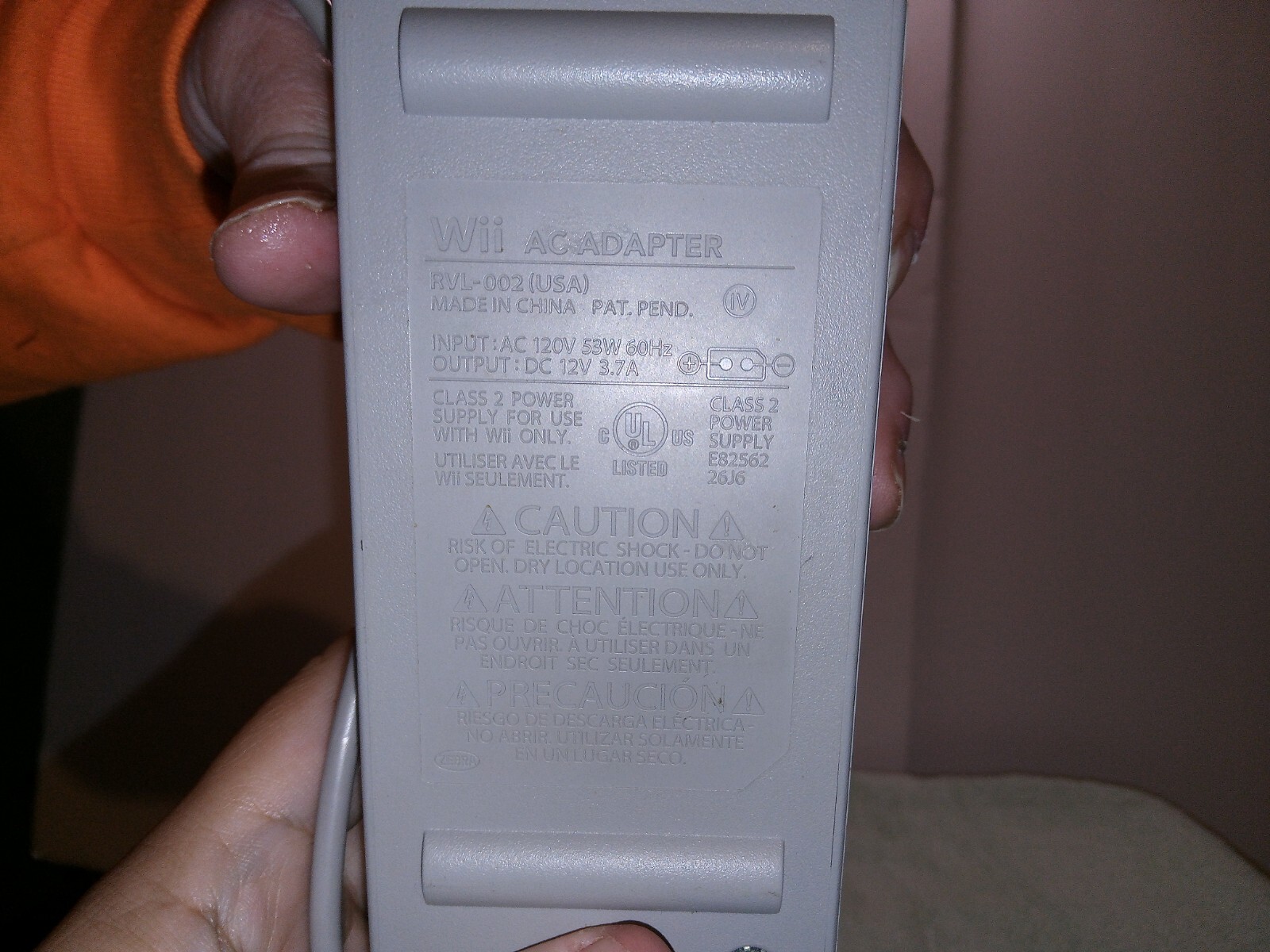 Wii Console w/Rock Candy & Original Controllers (Sensor Bar & All Cords Included