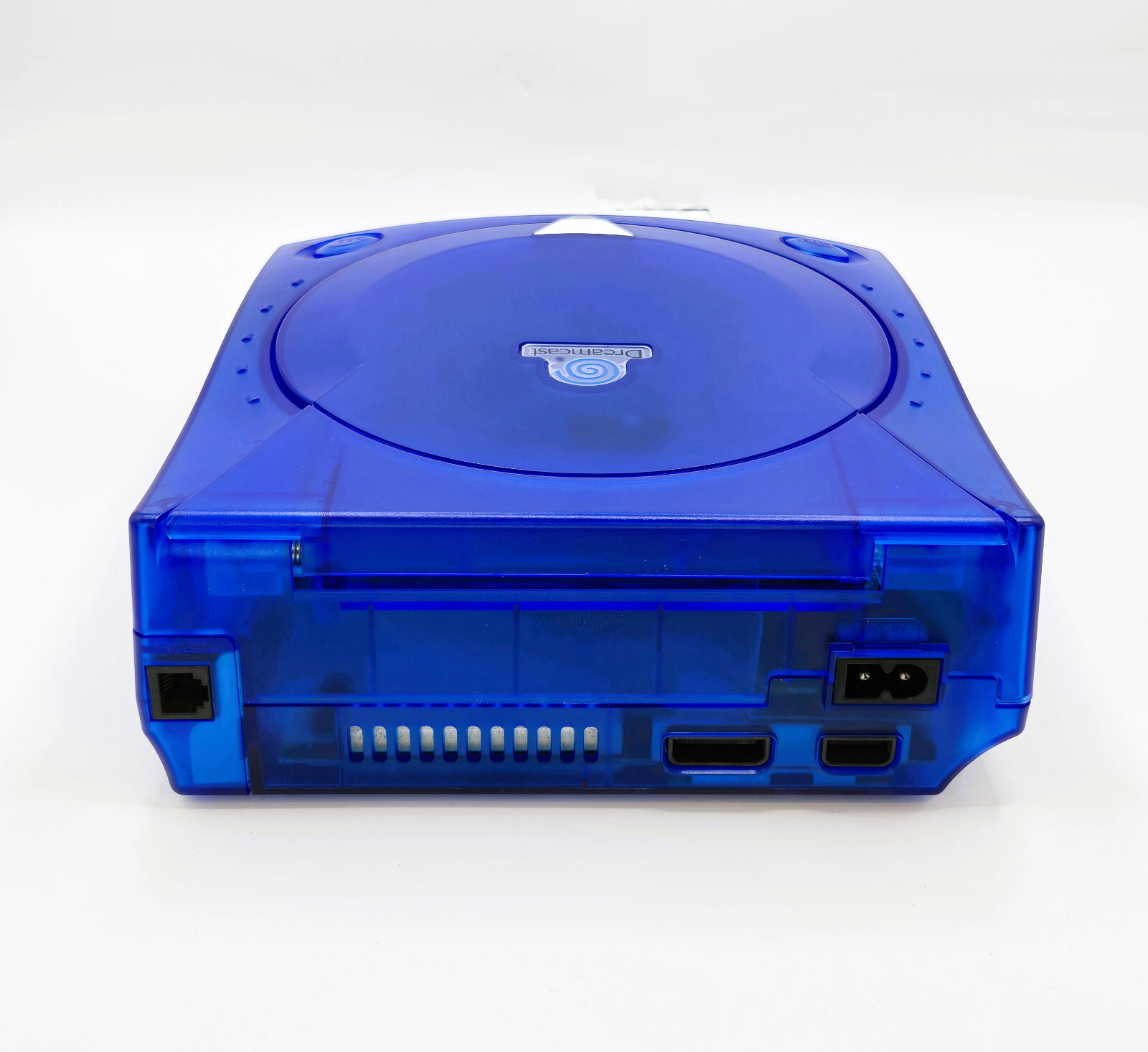 DREAMCAST CLEAR BLUE SHELL with Extras!