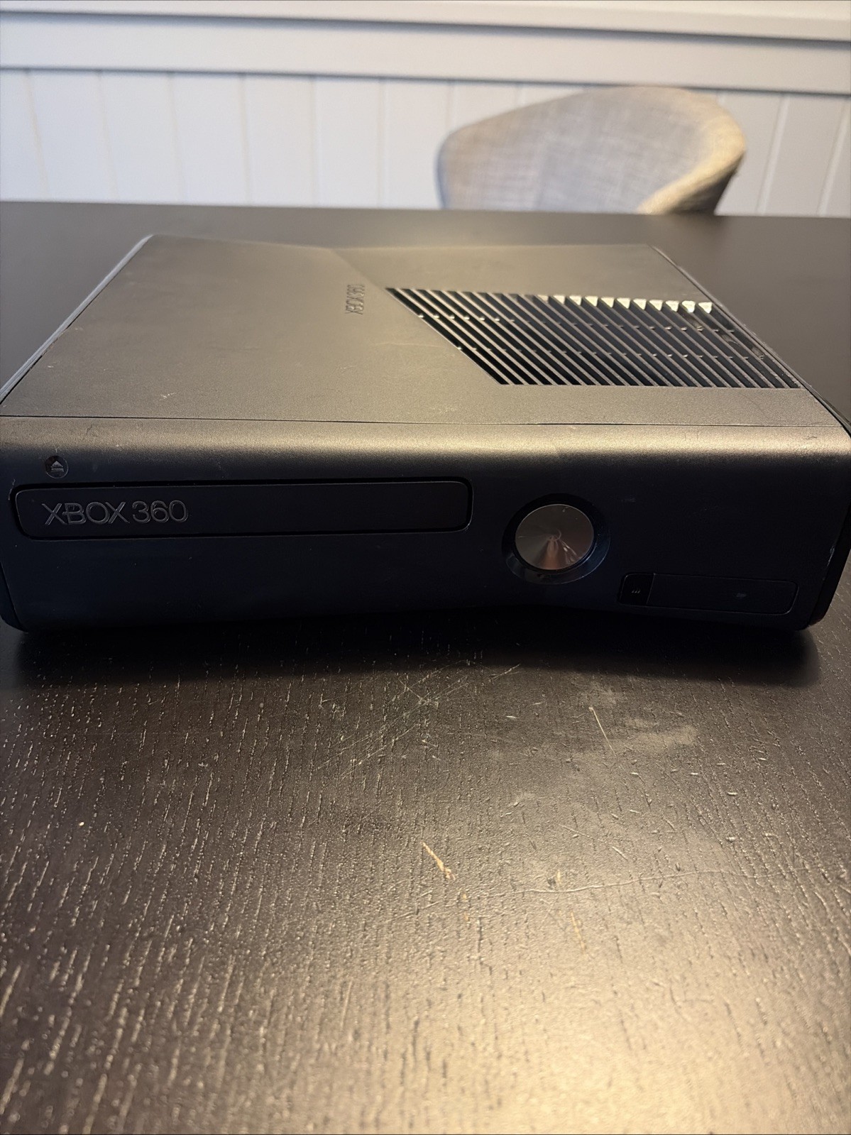 Xbox 360 S Glossy Black Console Only Model 1439 Tested and Working Microsoft