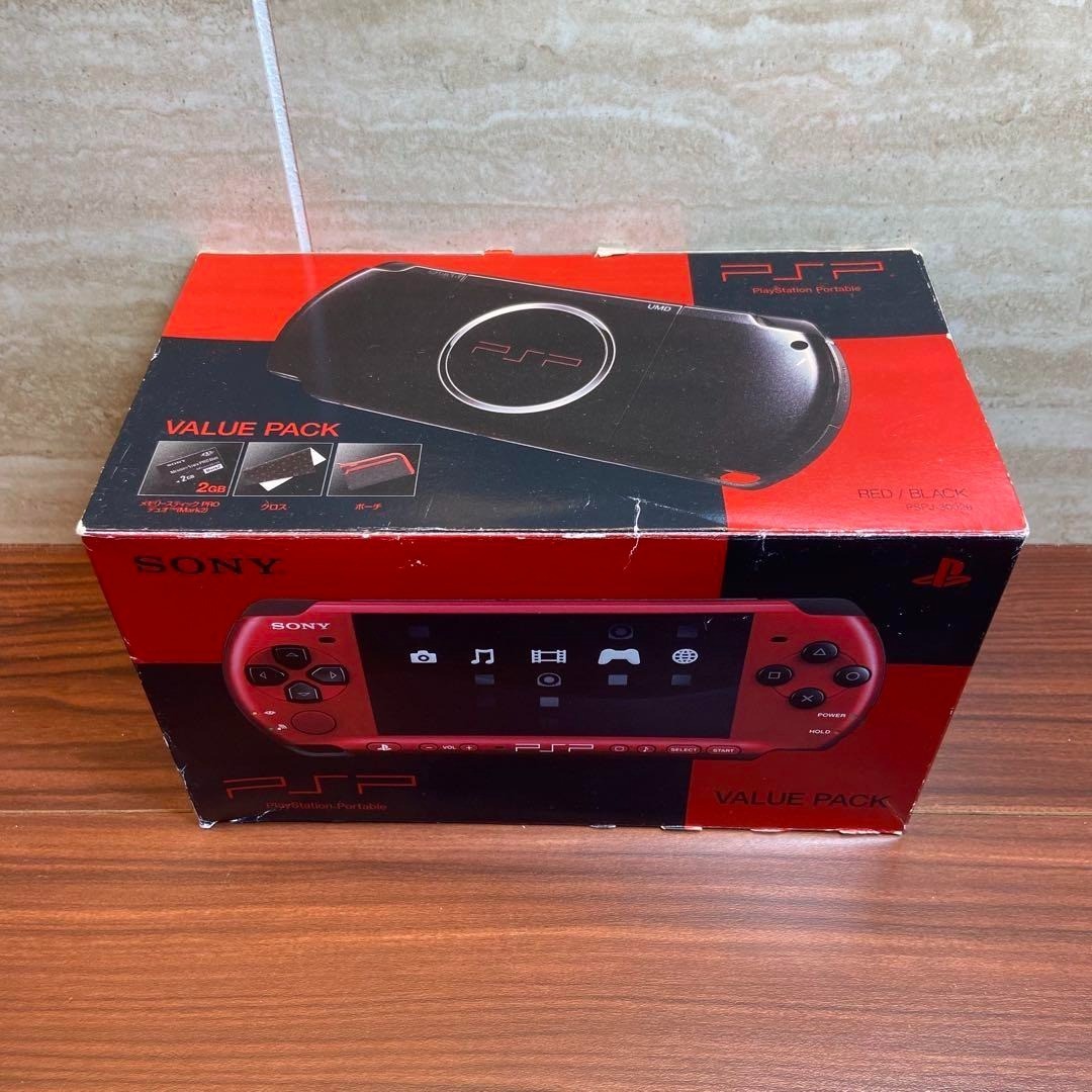 PSP 3000 Value Pack Red/Black 3984 From Japan
