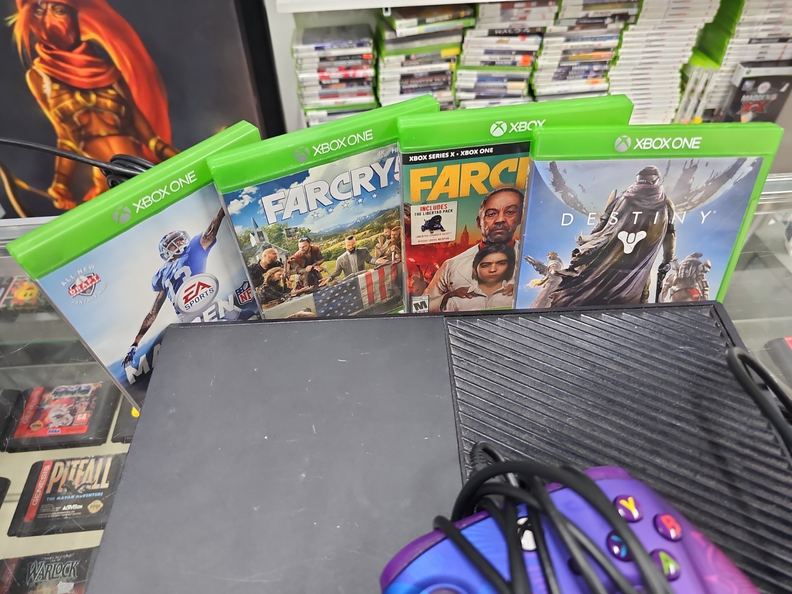 Microsoft Xbox One 1540 500GB Console – Black W/ Games Controller Tested
