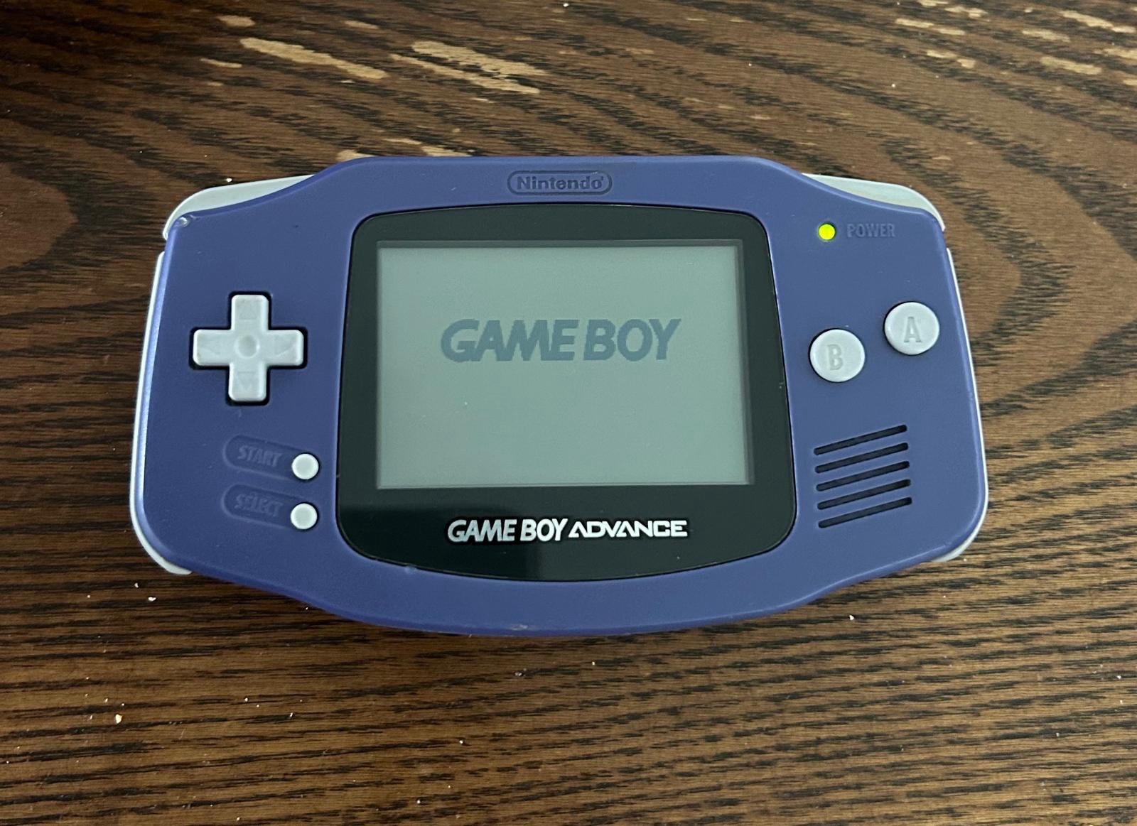 Nintendo Game Boy Advance Indigo Bundle With 2 Games- Tested And Working!