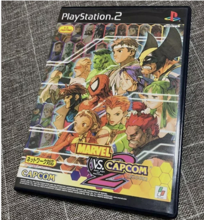 PS2 Playstation2 MARVEL VS. CAPCOM 2 New Age of Heroes Console SCPH-70000