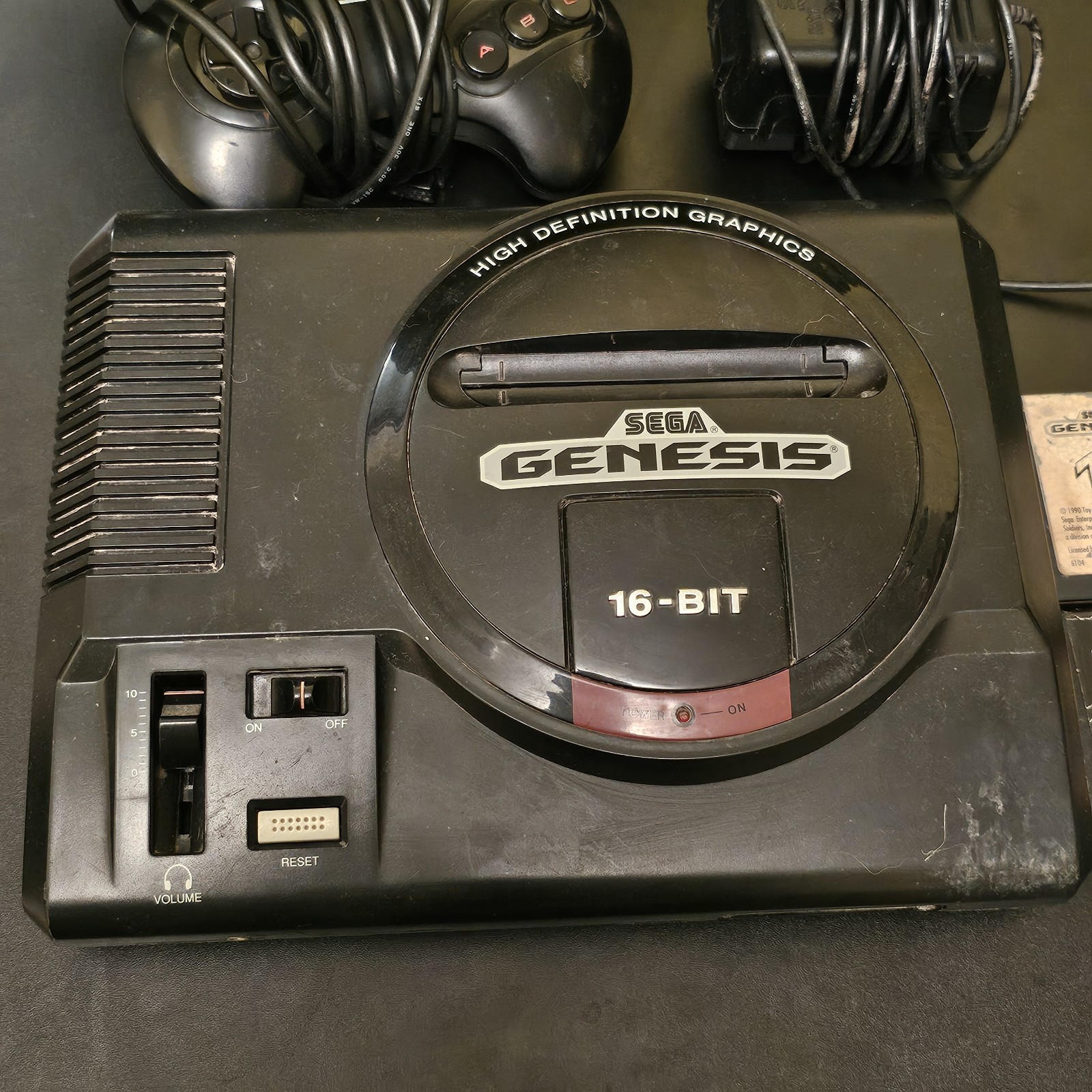 Sega Genesis 16-Bit Console- Controller – Trampoline Terror -Ms. Pacman – Tested