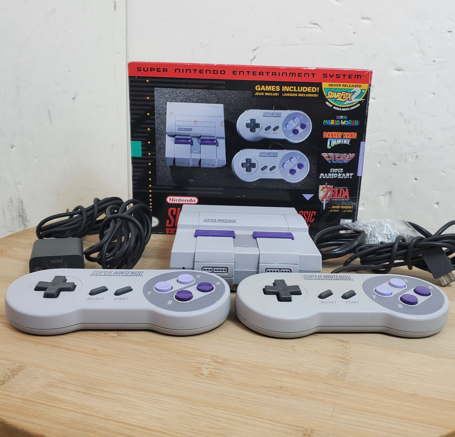 Super NES Control Deck Model CLV-201 Mini Super Nintendo Classic Edition