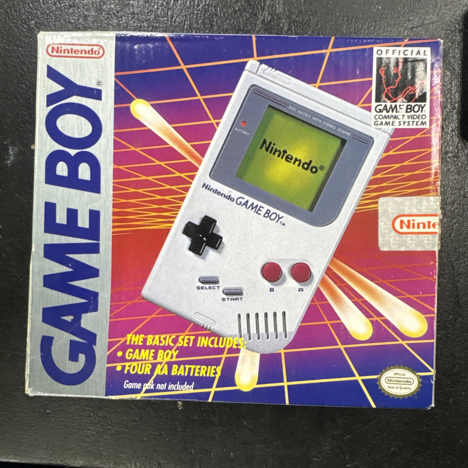 Nintendo Game Boy Launch Edition Handheld System – Complete Matching Serial #s