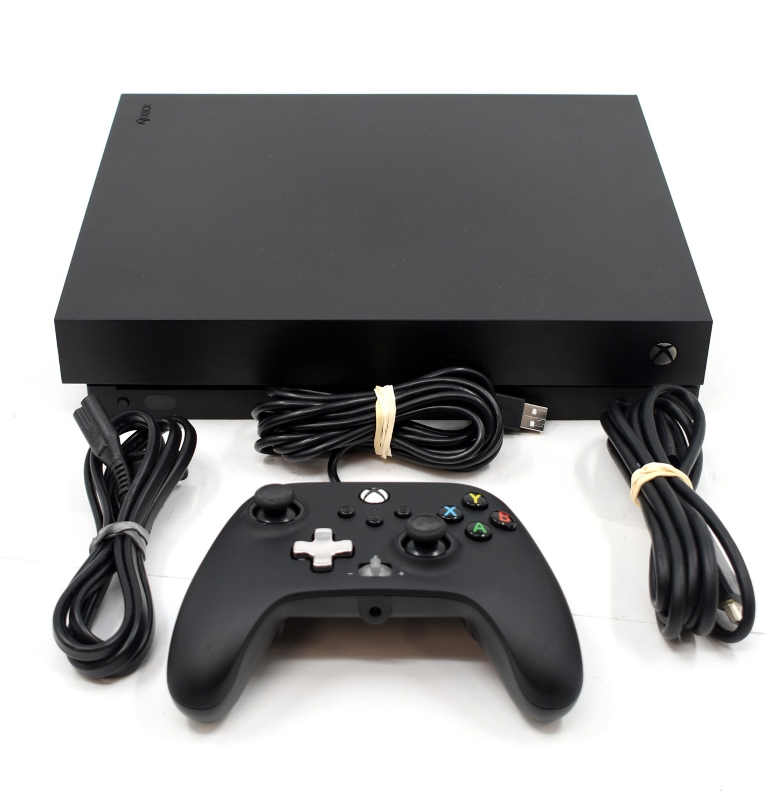 Microsoft Xbox One X 1787 1TB Console Gaming System With Wired Controller Black