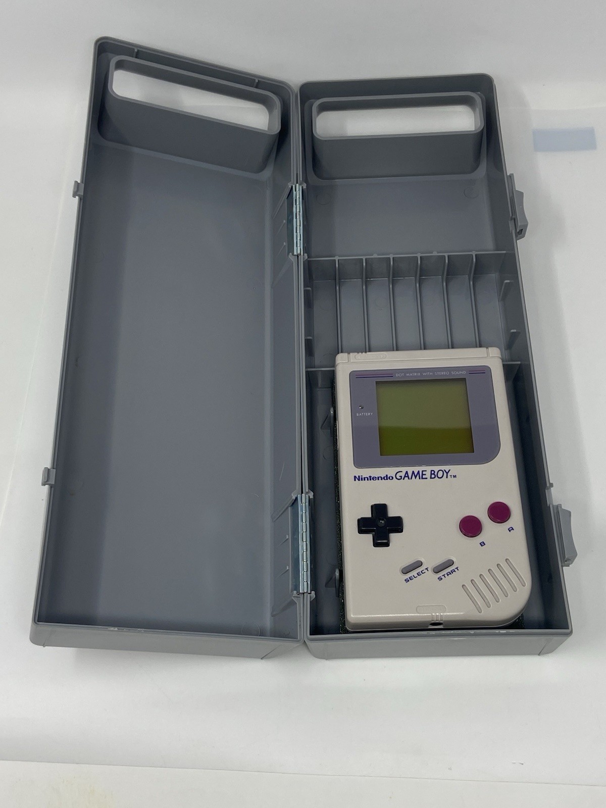 Nintendo Game Boy DMG-01 Handheld System with Tetris & Plastic Storage Case