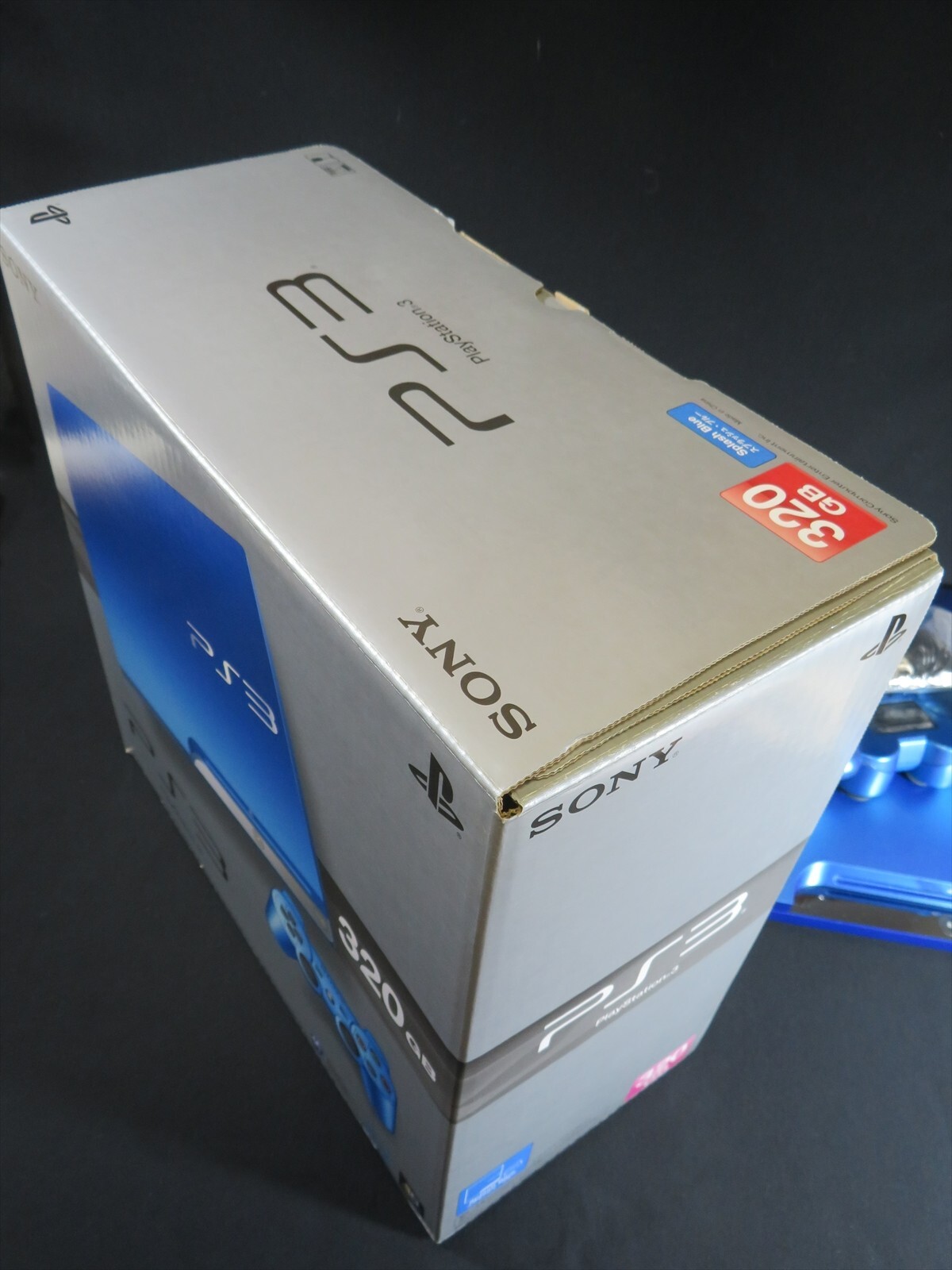 PS3 splash blue console 320gb Playstation SONY games video game Japan cech-3000b