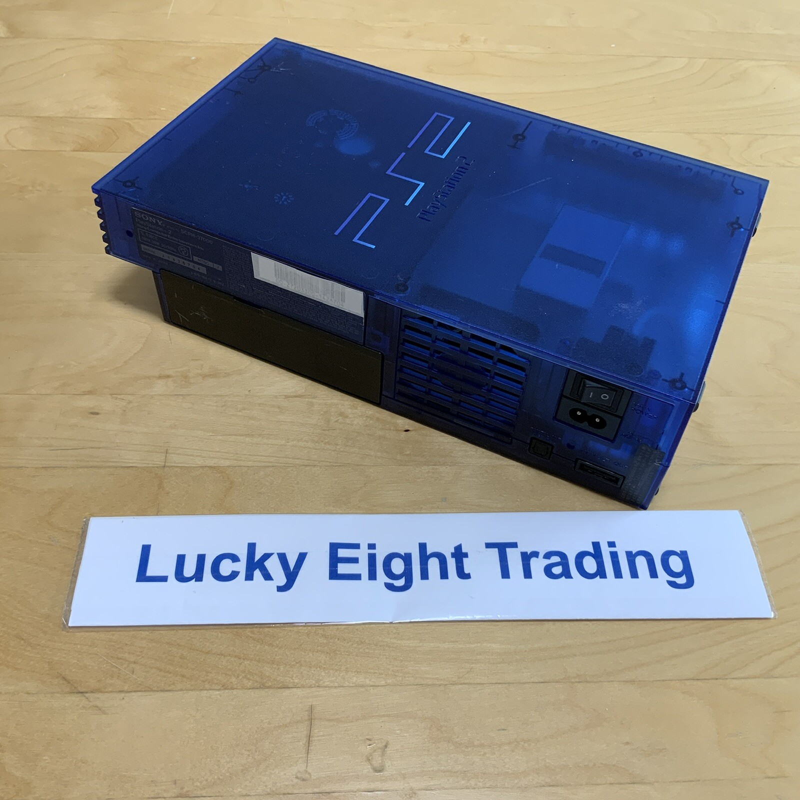 PS2 Ocean Blue SCPH 37000 Console only Playstation 2 Fat [H]