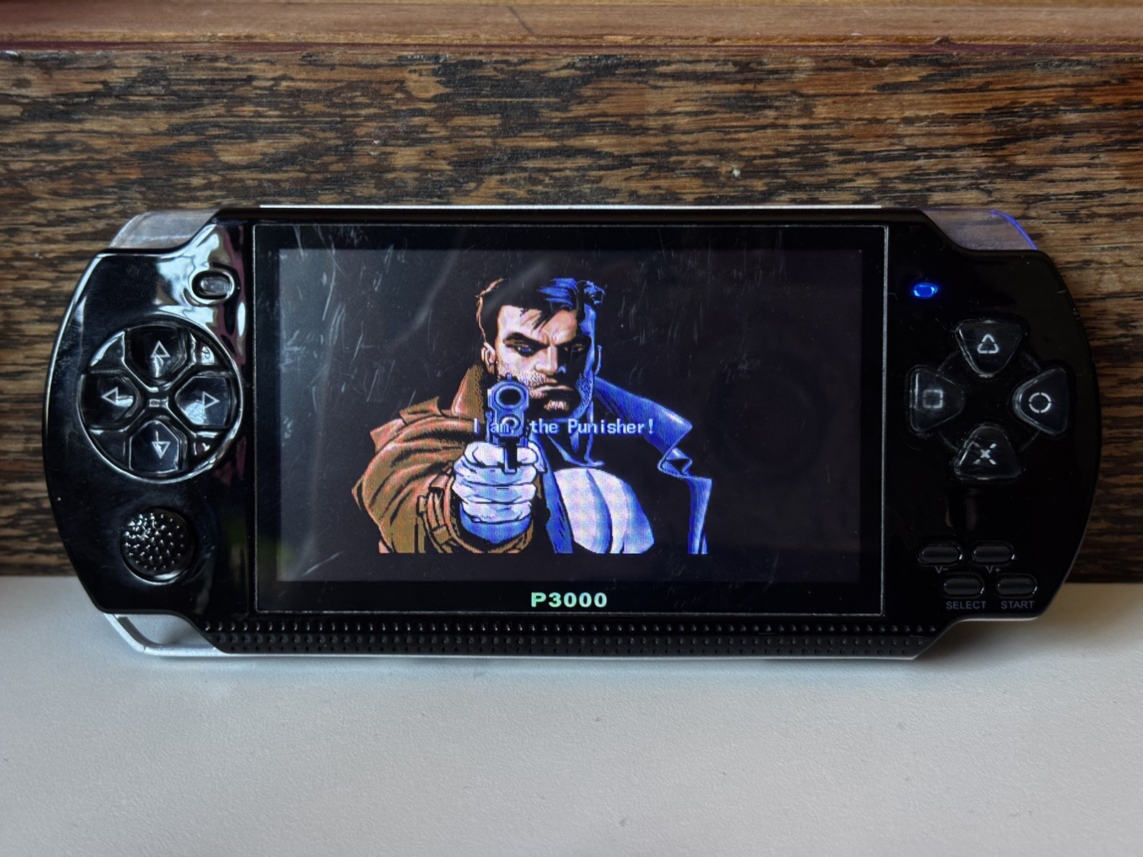 P3000 Handheld Game Console Black Platform Retro Gaming UNTESTED
