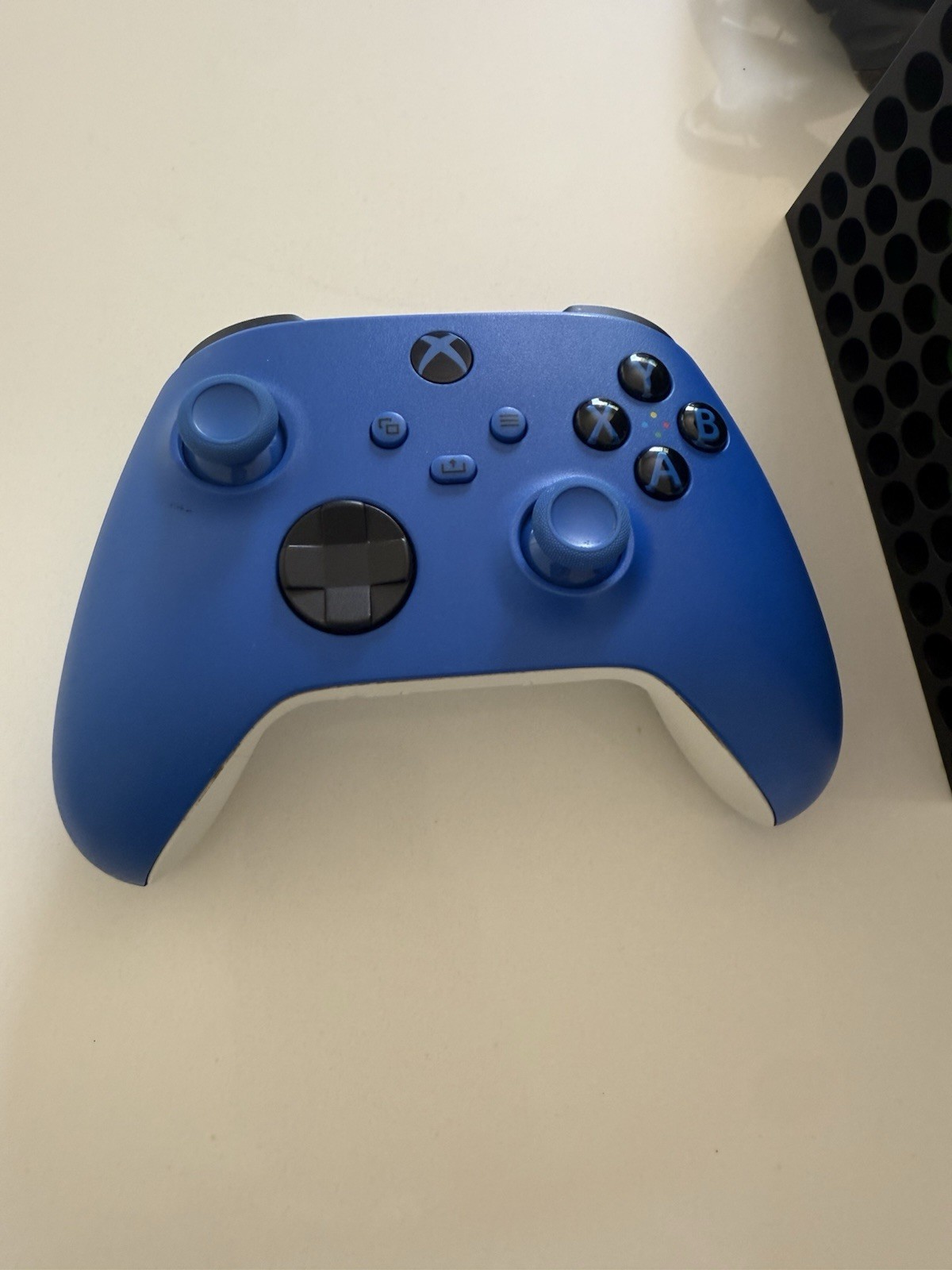Microsoft Xbox Series X Console 1TB Bundle Blue Controller 4 Games Light Use