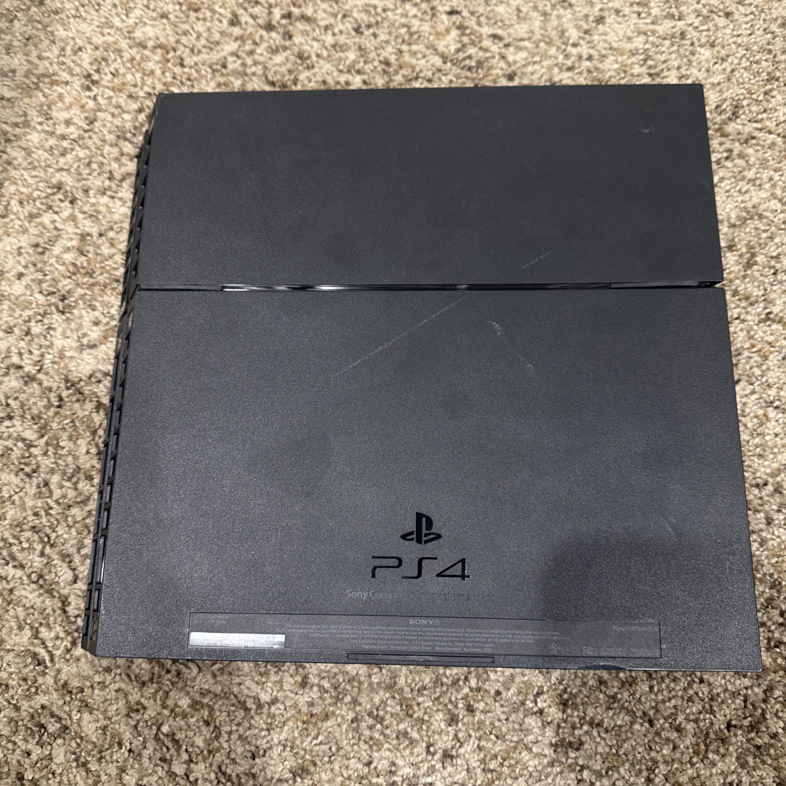Sony PlayStation 4 PS4 Console Only Working Tested No Controller Black