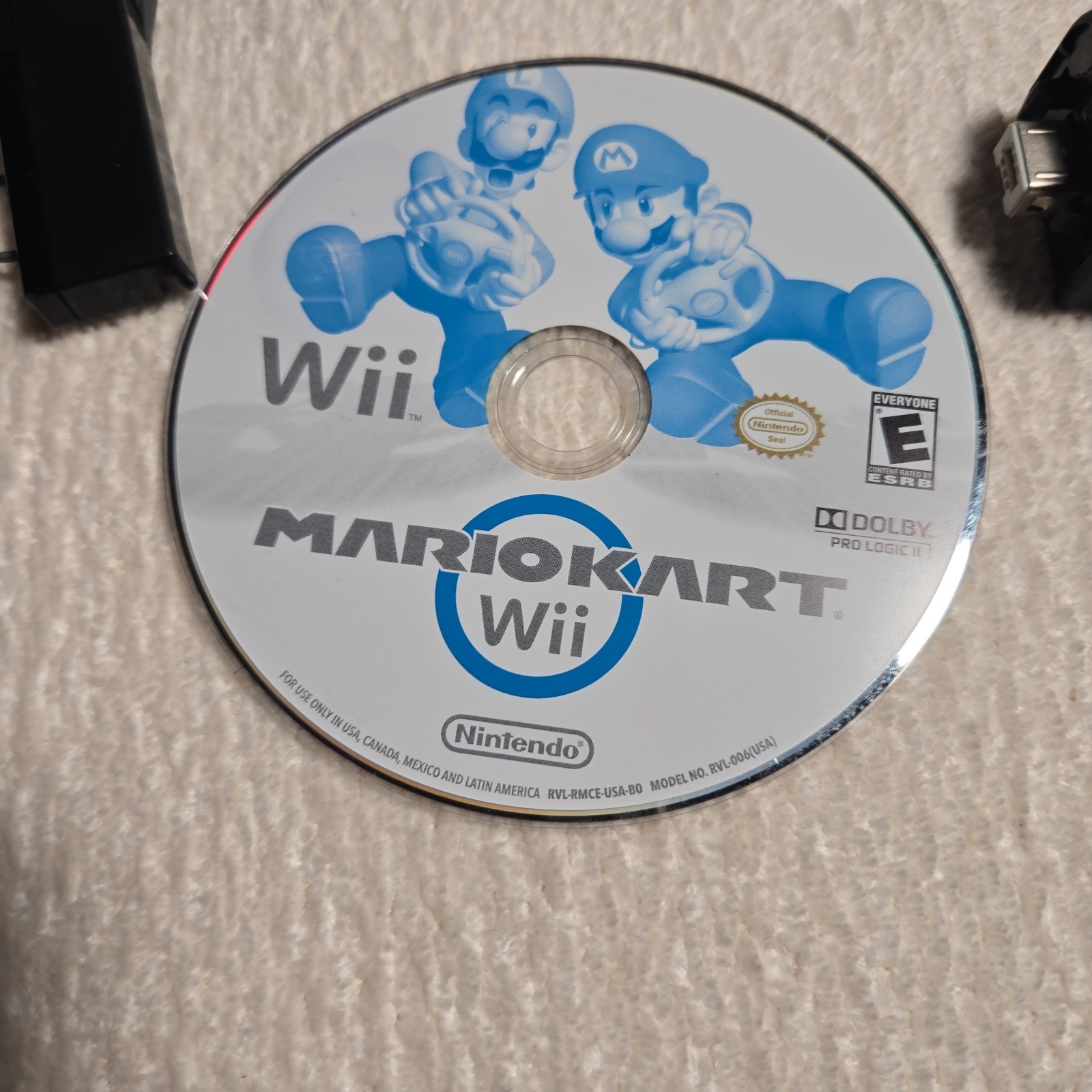 Nintendo Wii – Black Console Backwards GameCube Compatible – Tested