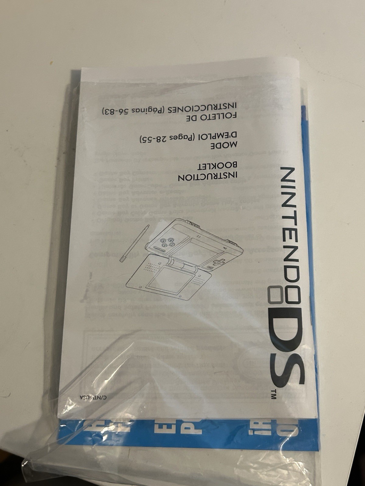 Original Nintendo Ds with Box and Manuals Working Condition