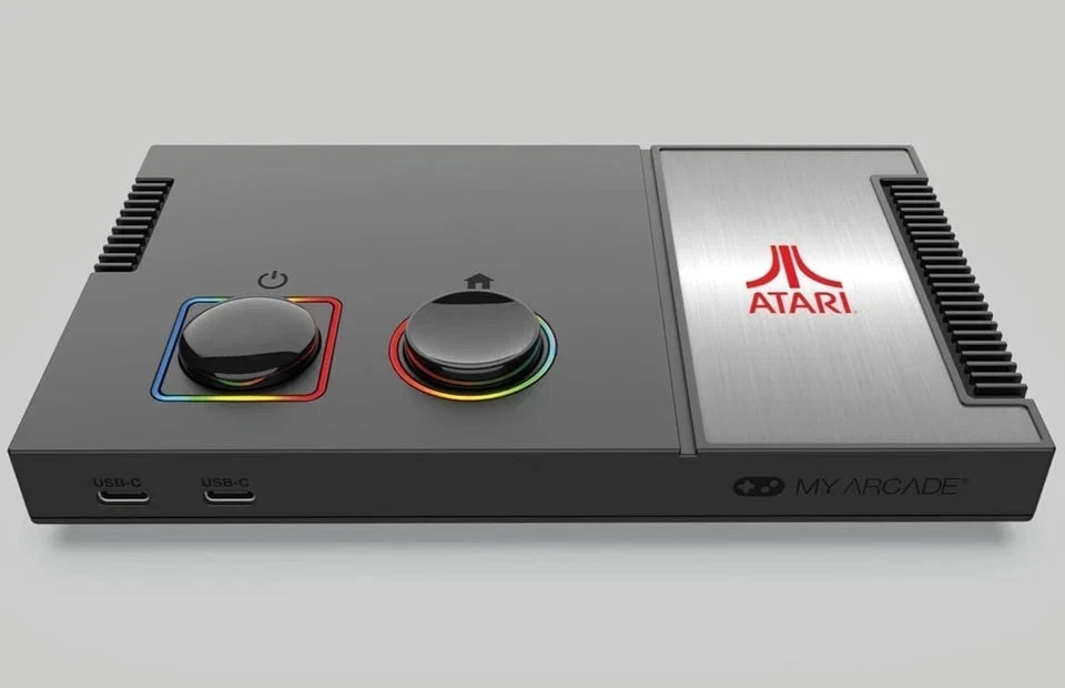 My Arcade Atari GameStation Pro HDMI Console Games 7000 – 2 Wireless Controllers