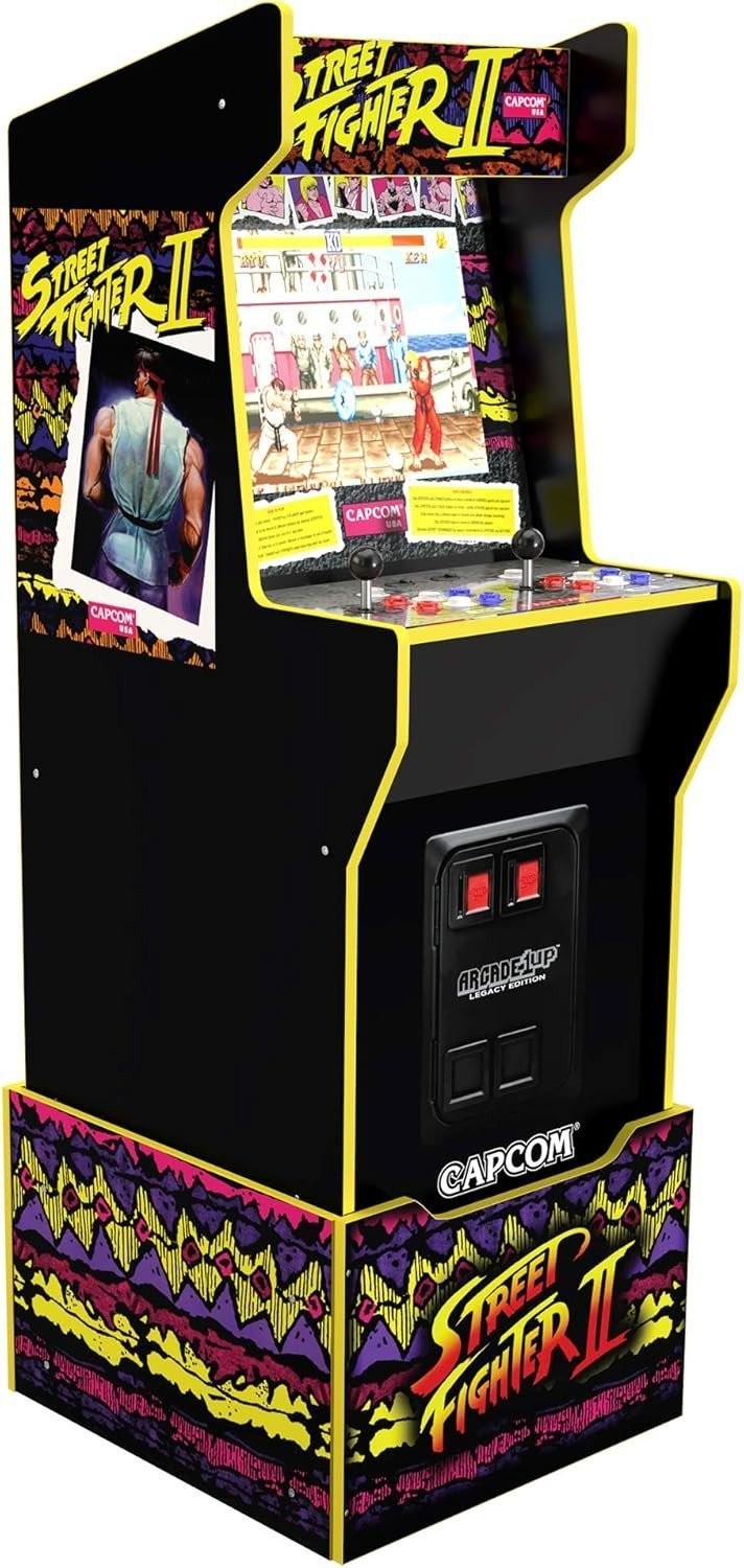 Arcade1Up Capcom Legacy Edition Arcade Cabinet 12-in-1 with Riser