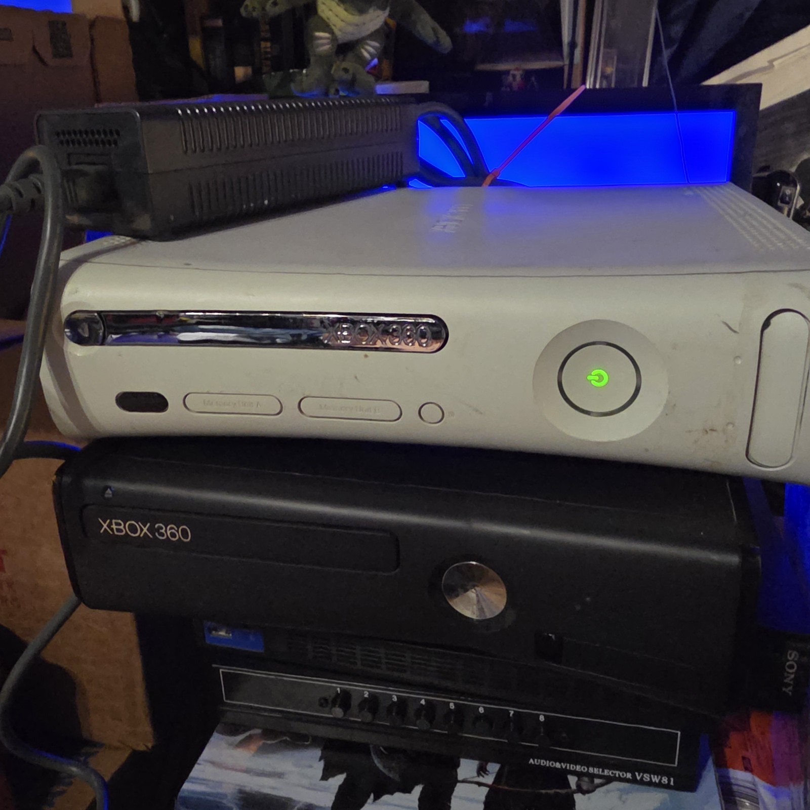 Microsoft Xbox 360 Pro 20GB Console – Matte White Defective As Is Update Fail Er