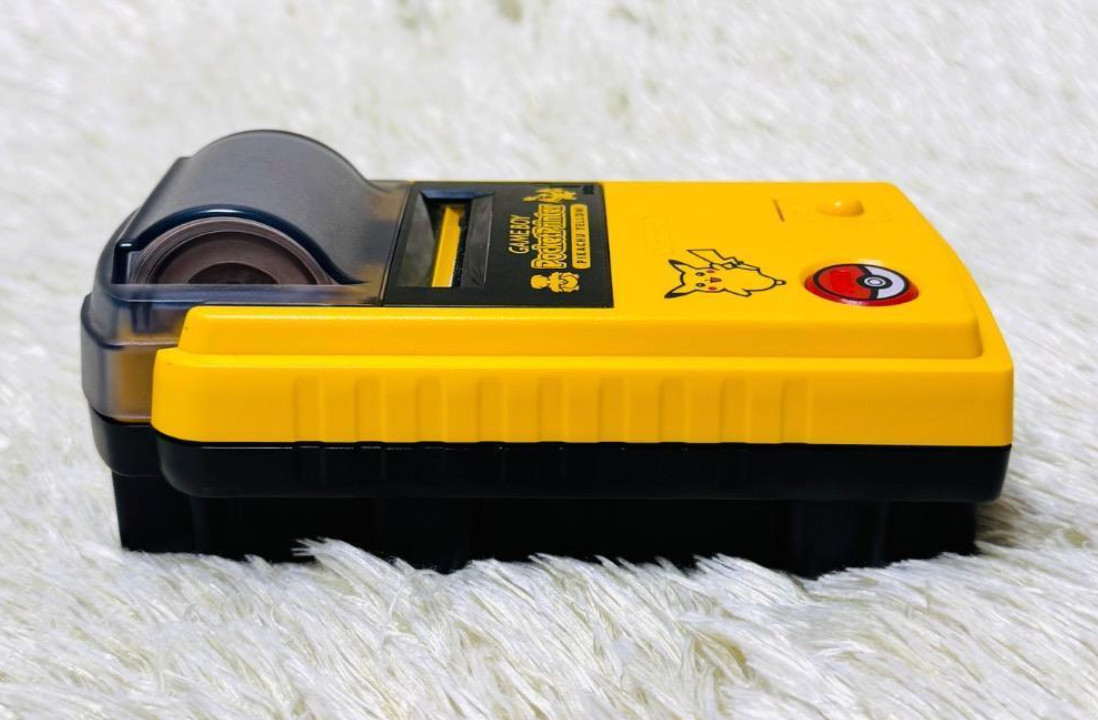 GameBoy Pocket Printer Pikachu Yellow MGB-007 Nintendo Tested