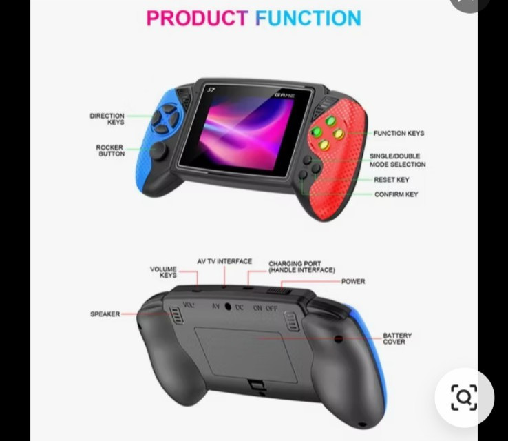 Controller Game Game Box White Digital Game Player S7 PSP OR Switch Style