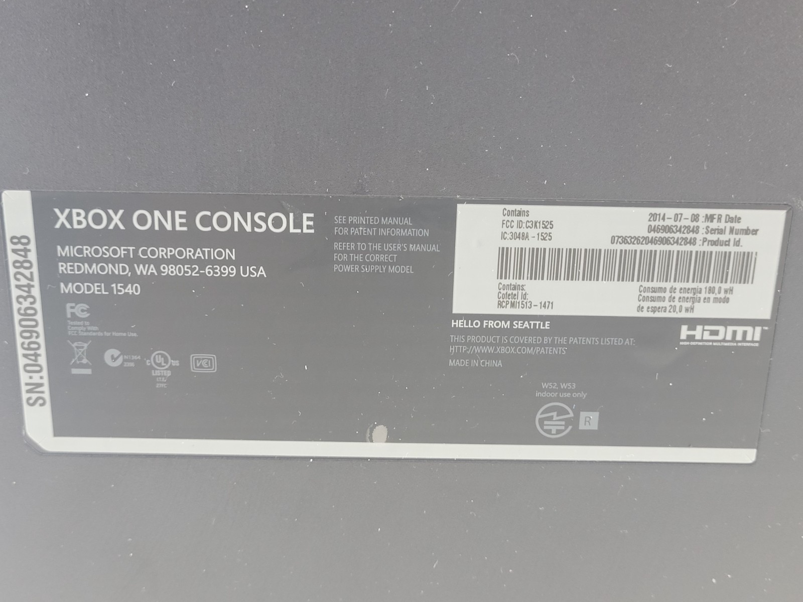Microsoft Xbox One 500GB Console Matte Black w/ Kinect & Preloaded Games TESTED