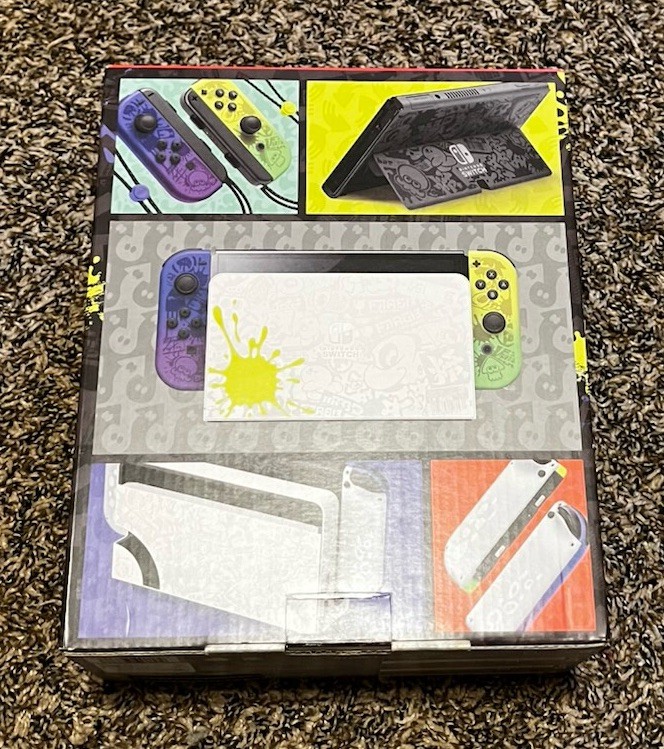 Nintendo Switch (OLED Model) Splatoon 3 Edition Video Game Console – 64GB