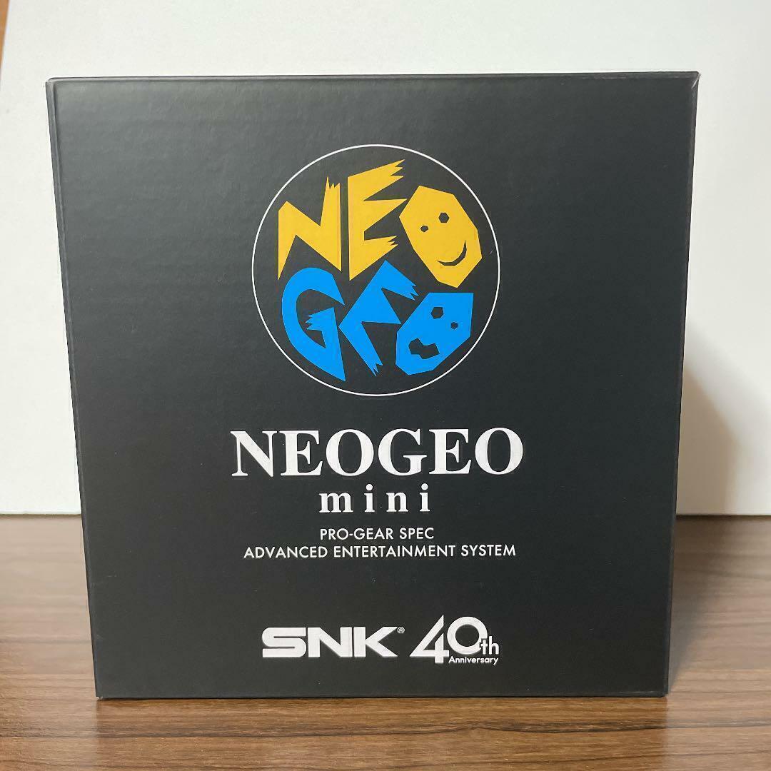 SNK NEO GEO NEOGEO Mini Classic 40th Anniversary Arcade 40 Games Included Japan