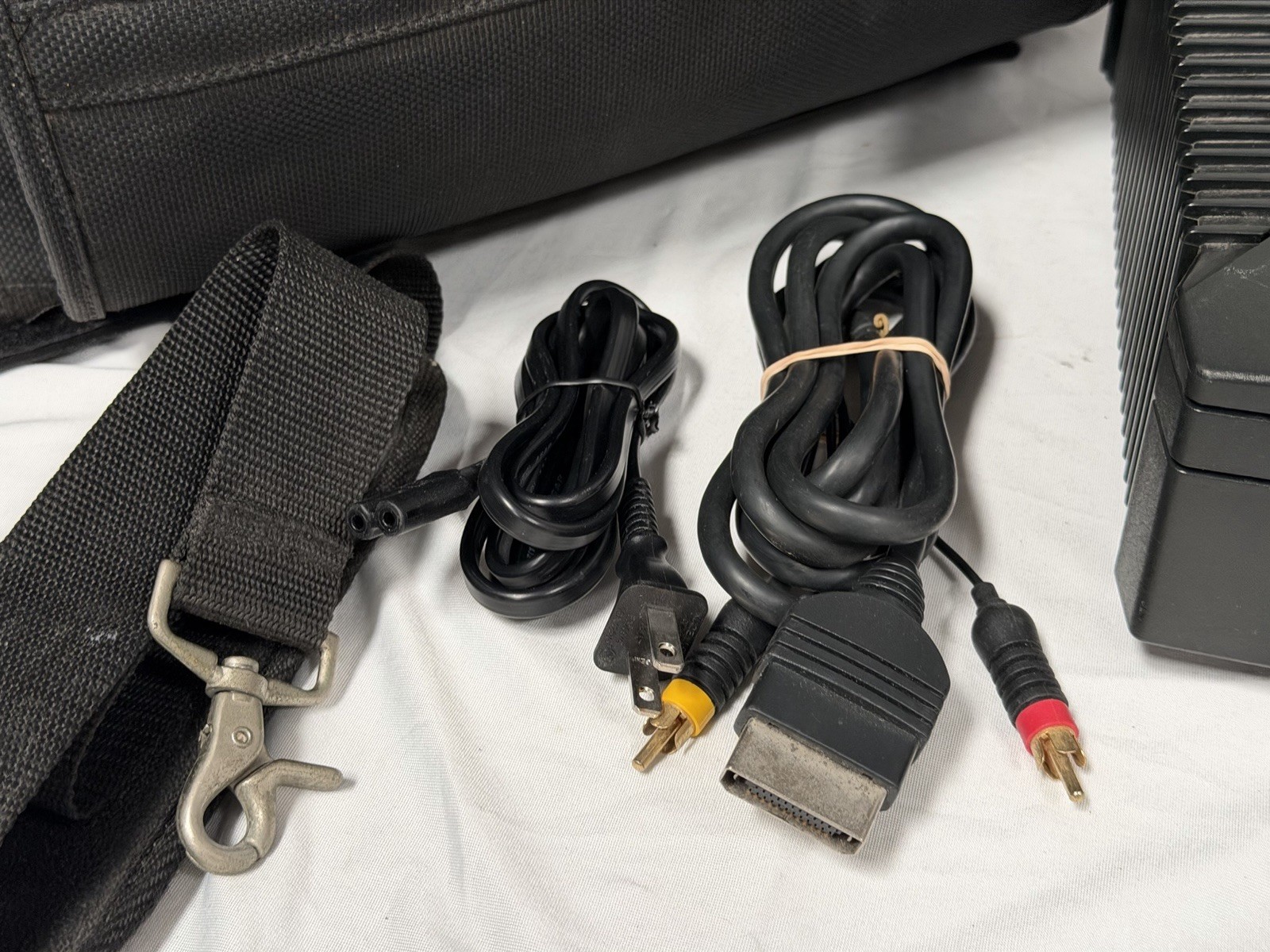 Microsoft Xbox Original Console Controller RCA Power Cable Tested