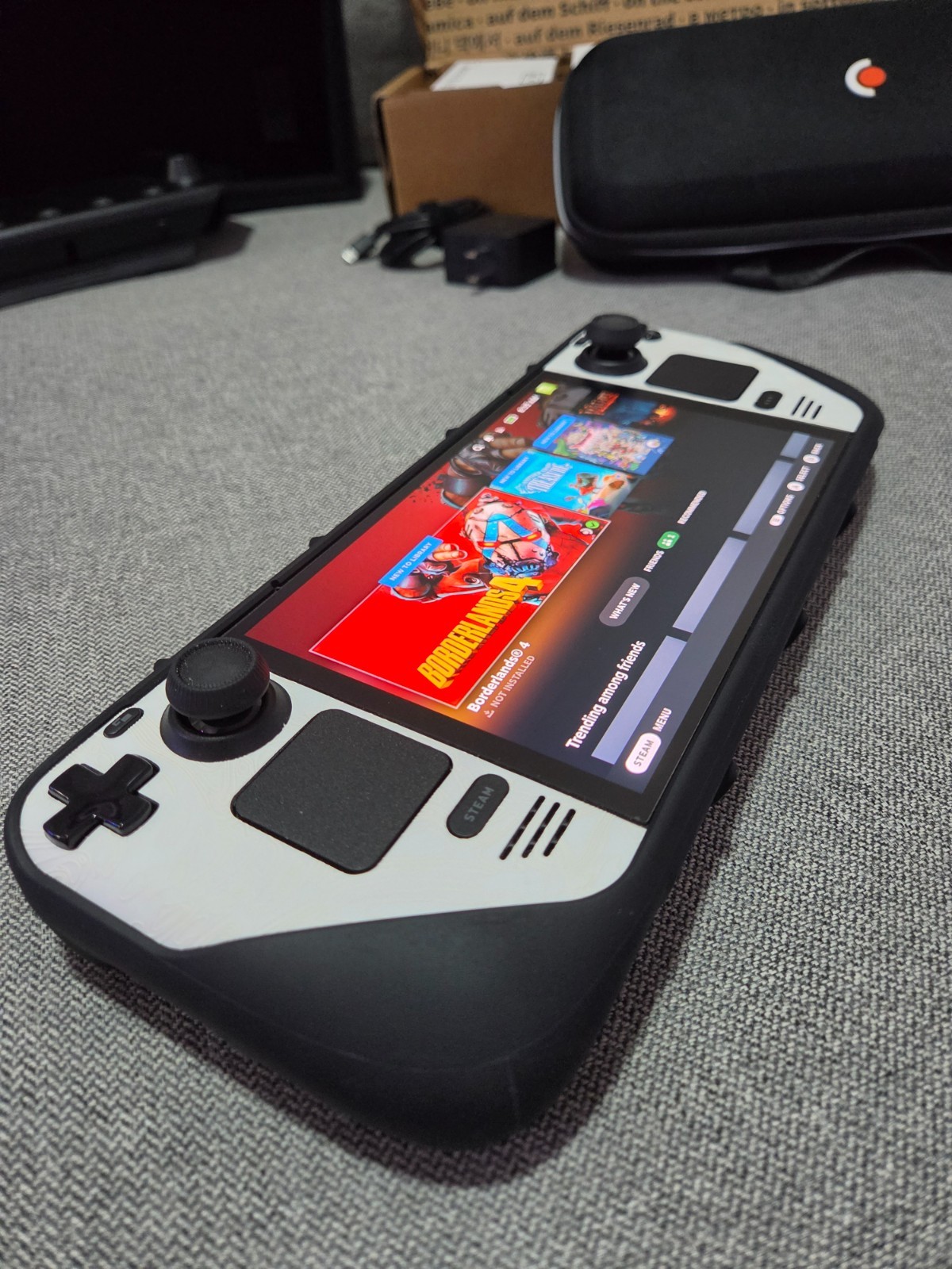 Valve Steam Deck OLED 2TB Killswitch Case, carrying case, charger included