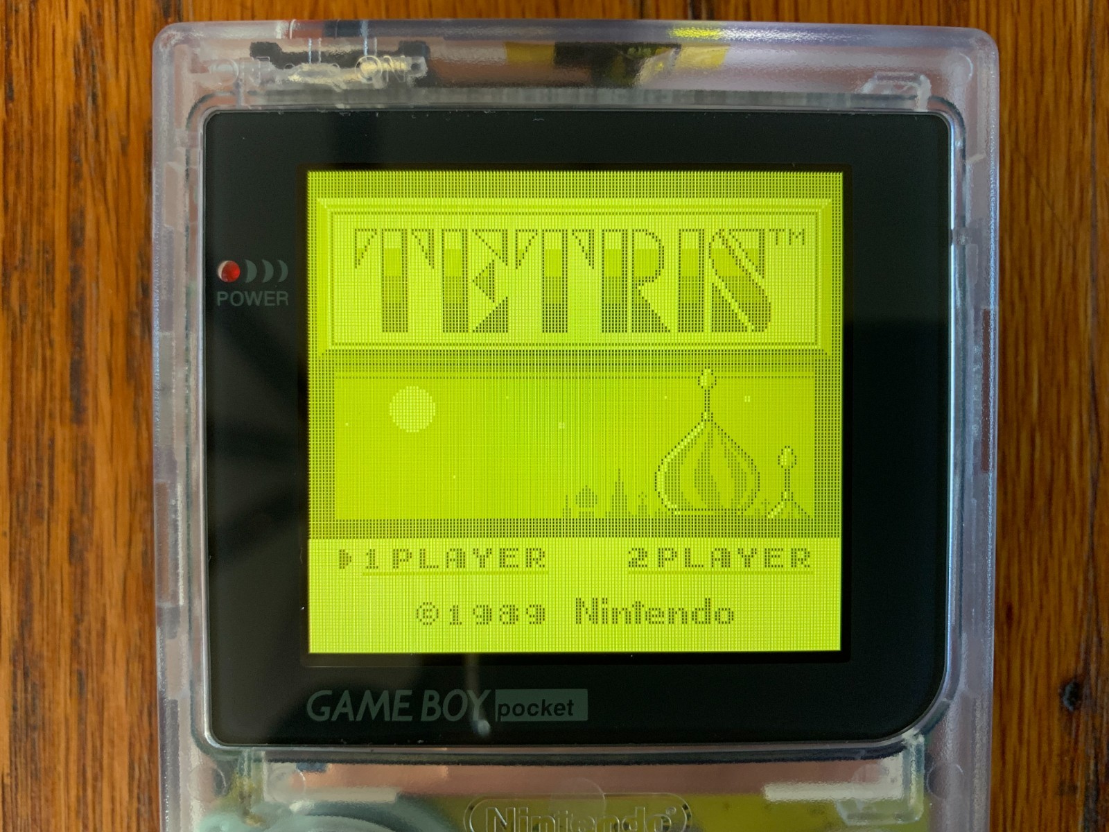 Nintendo Game Boy Pocket clear console system OSD IPS backlit screen yellow pcb