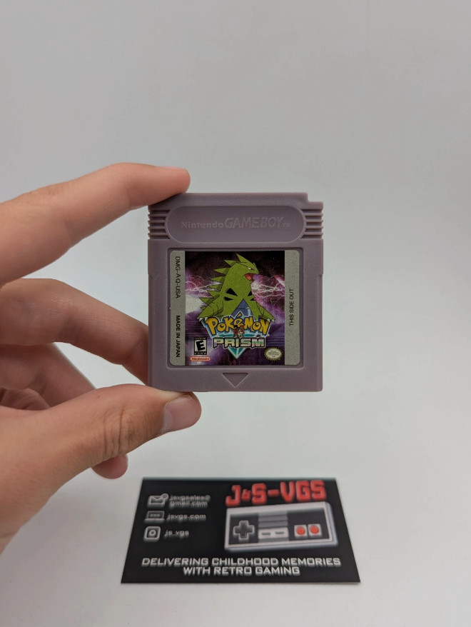 Custom Game Boy Style Cartridge Fan Made Non Official Display Piece