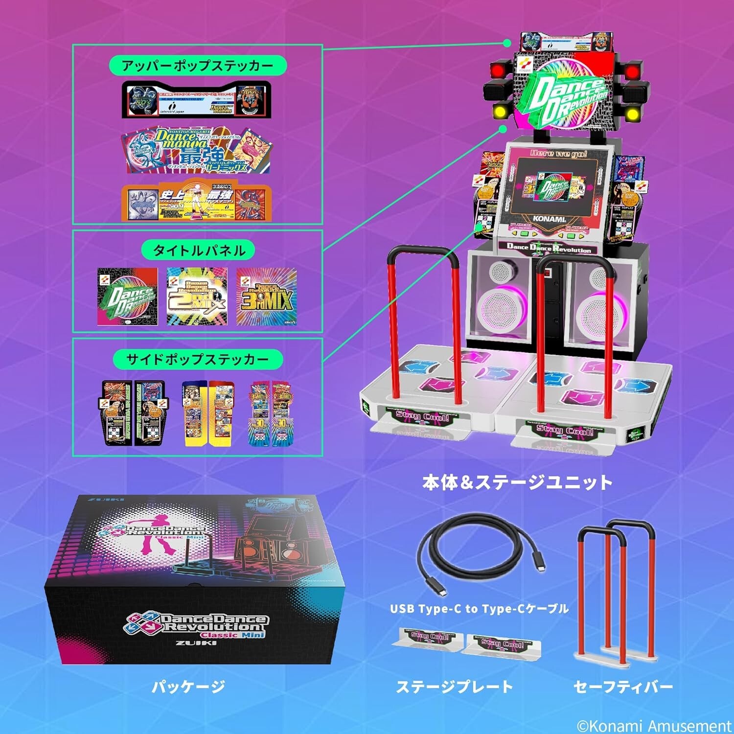 Dance Dance Revolution Classic Mini Zuiki Konami Amusement DDR 2024 1st 2nd 3rd