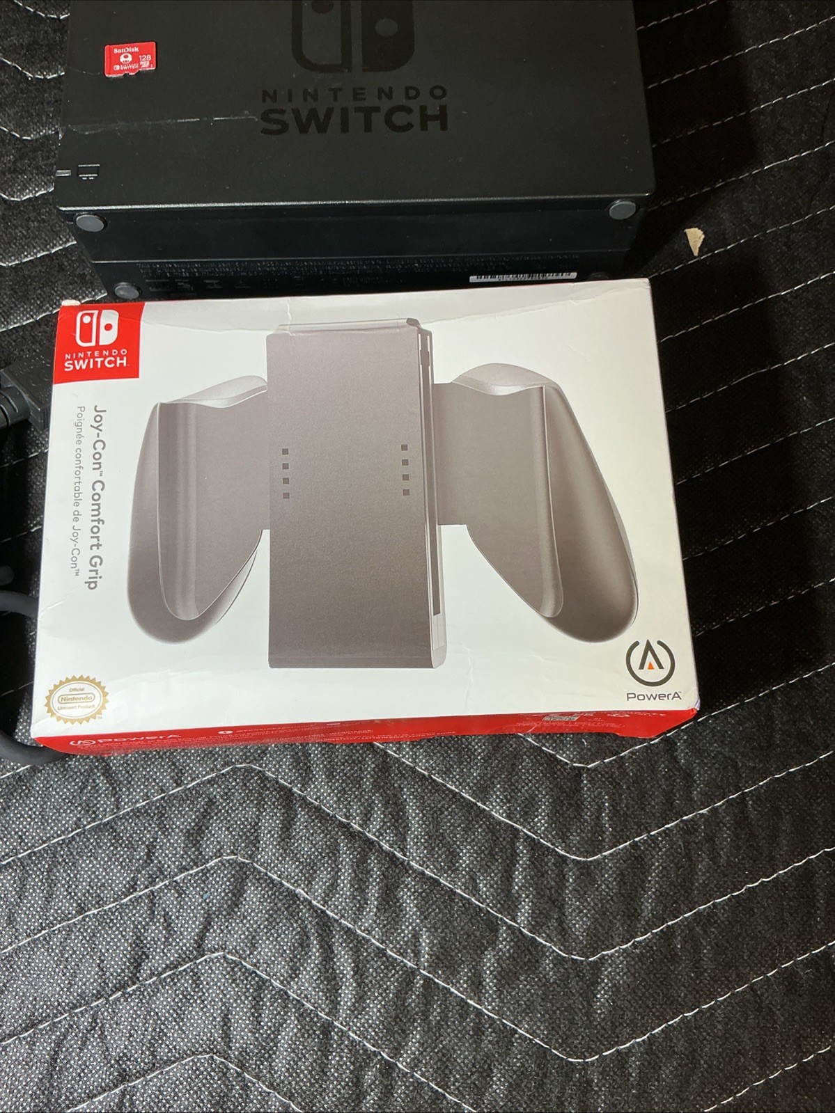 Nintendo Switch Black Console Bundle with 128gb SD Card & Carrying Case Tested