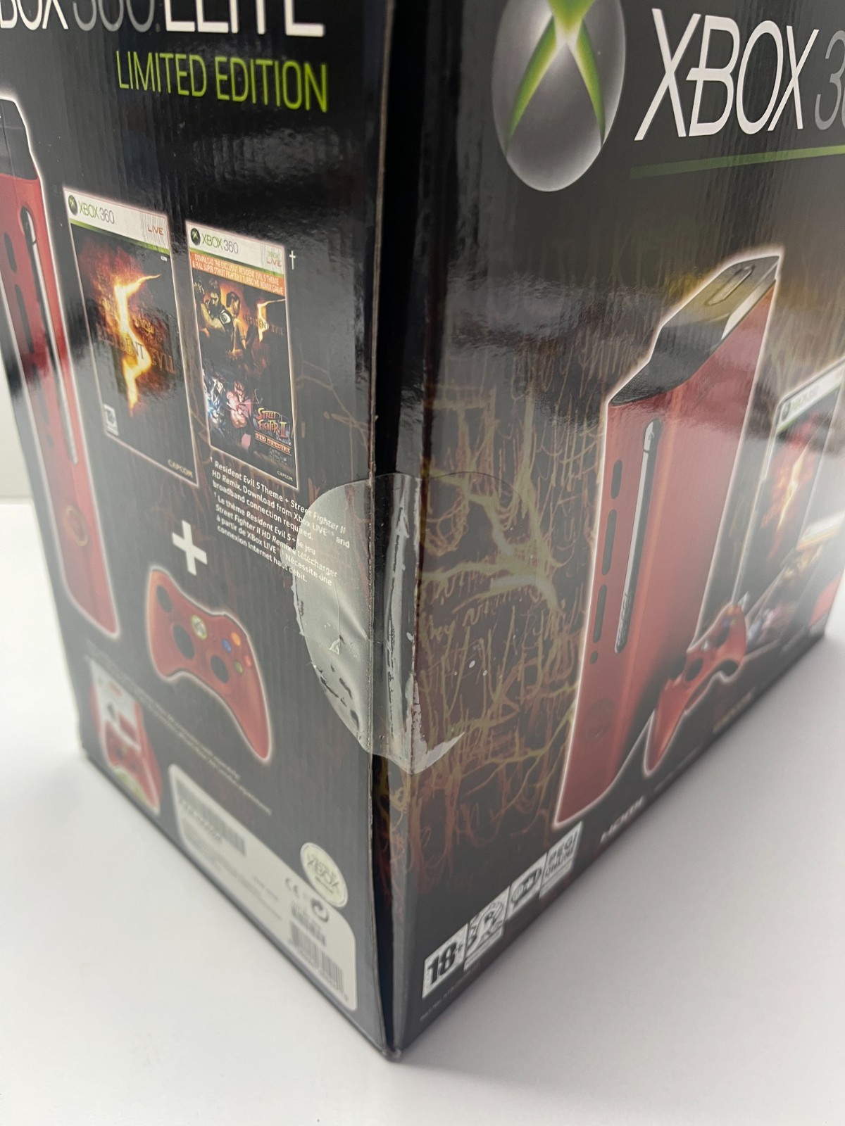 MICROSOFT XBOX 360 ELITE RESIDENT EVIL 5 EDITION 120GB RED CONSOLE NEW SEALED